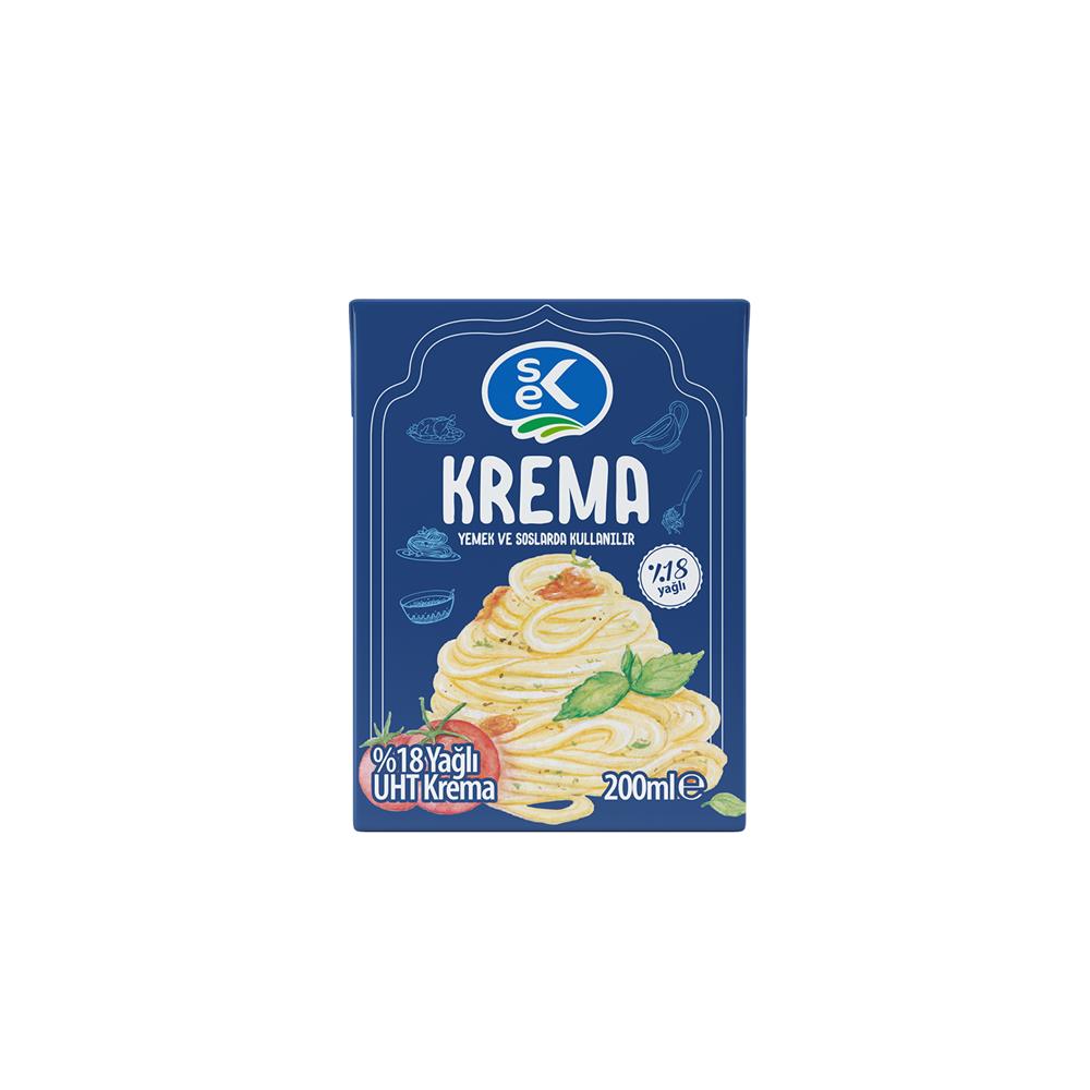 SEK %18 Yağlı Pişirme Kreması 200 ML x 27