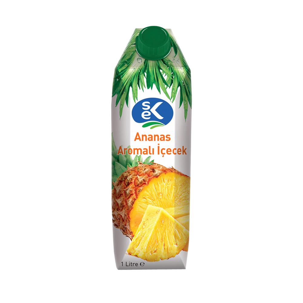 SEK Ananas Aromalı İçecek 1 L X 12