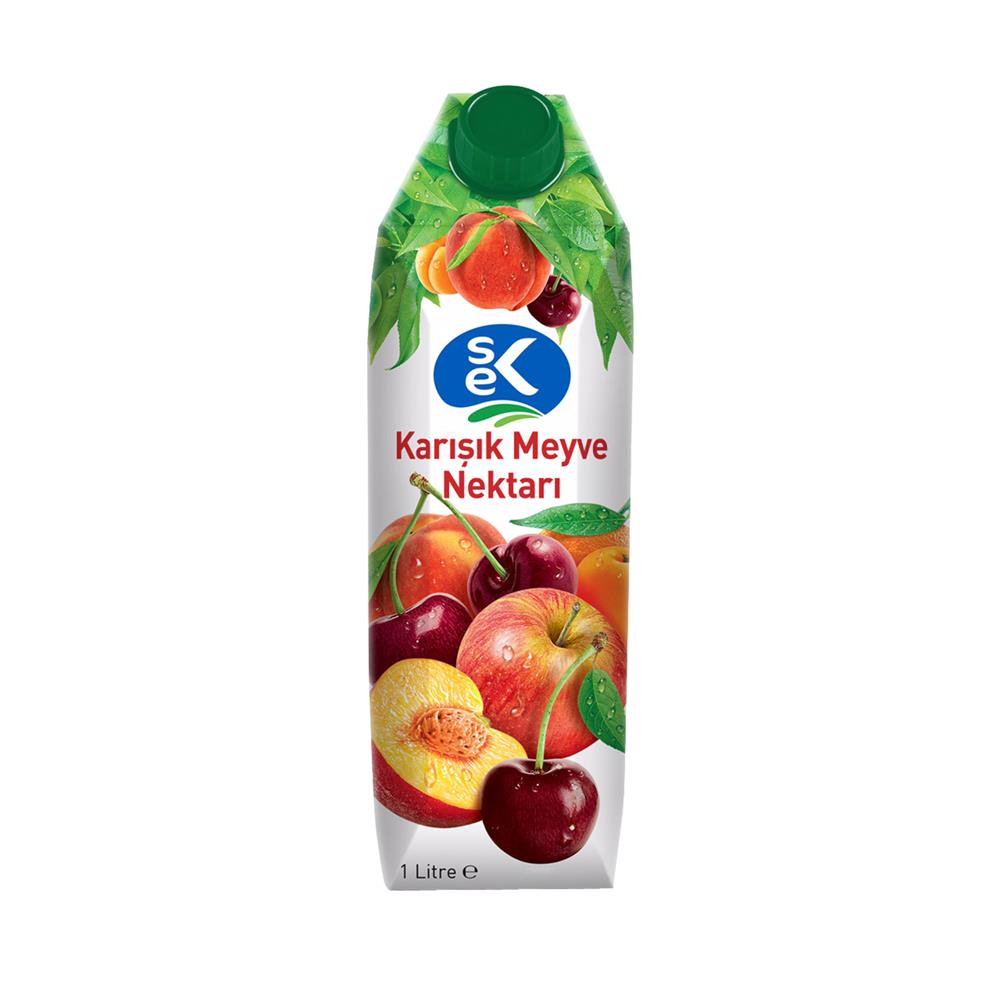 SEK Karışık Meyve Nektarı 1 L X 12