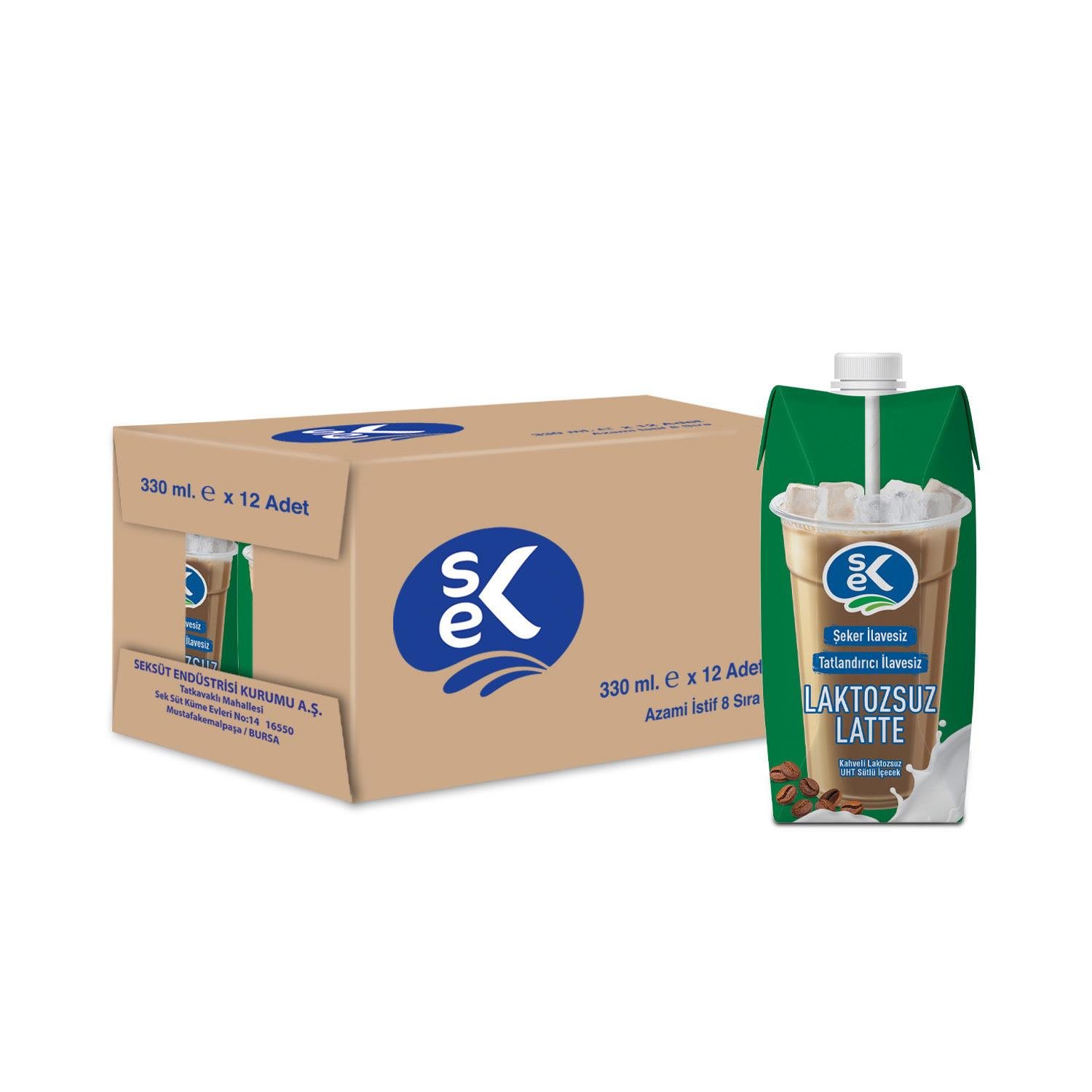 SEK Laktozsuz Latte 330 ML X 12