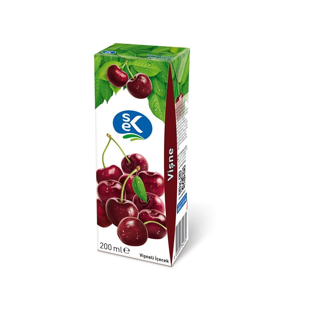 SEK Vişneli İçecek 200 ML X 27