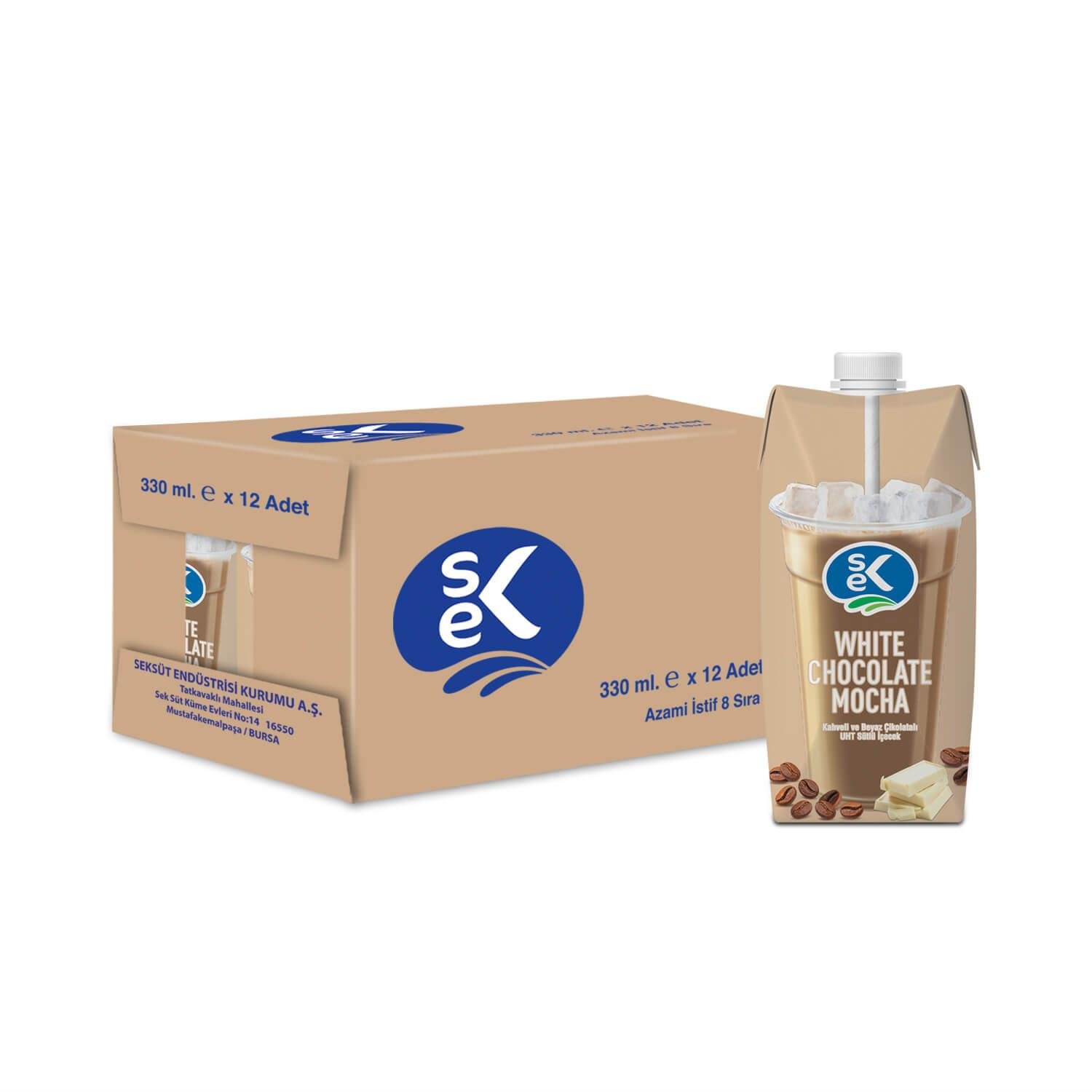 SEK White Chocolate Mocha 330 ML X 12