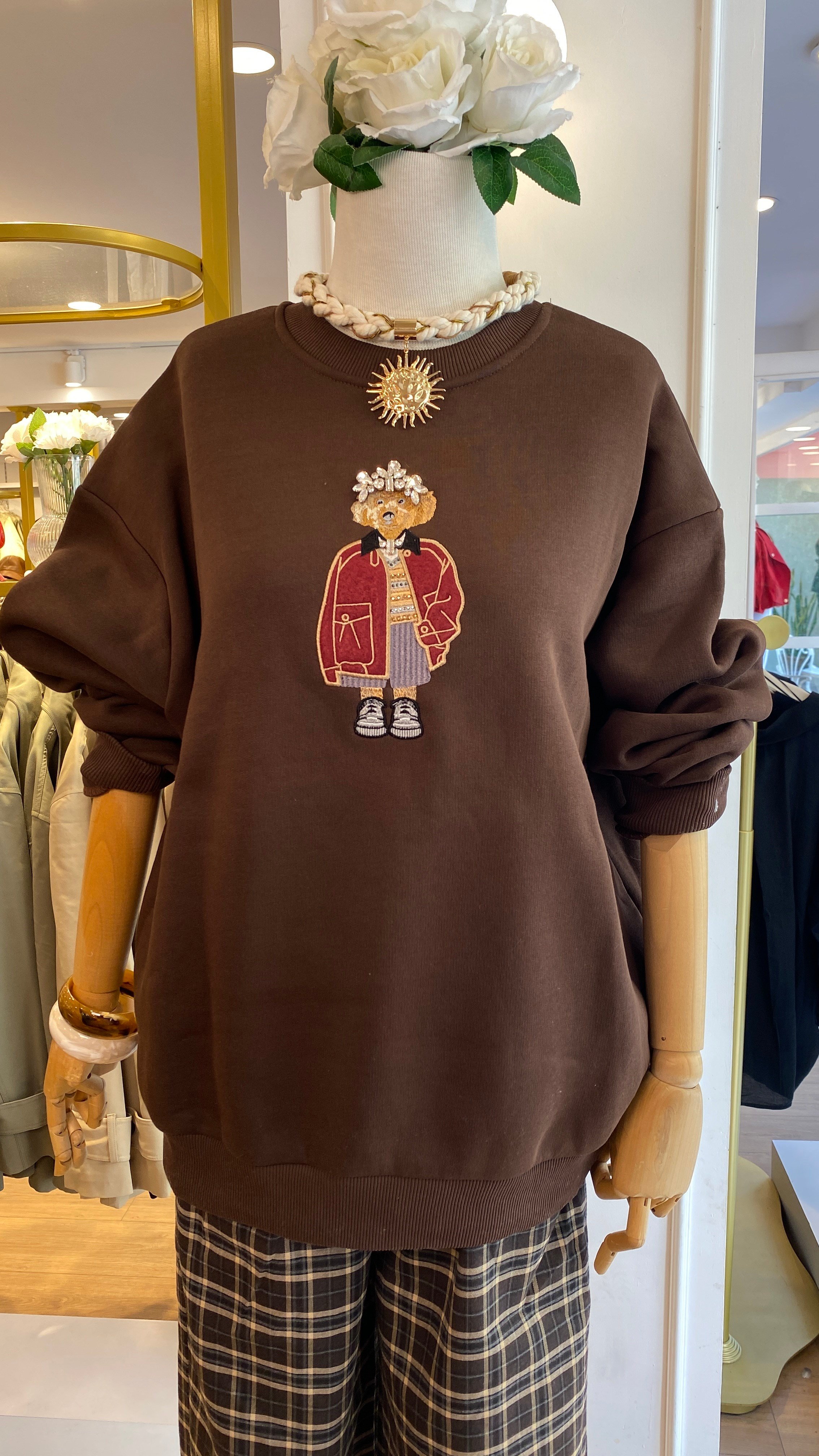 BASKILI SWEATSHİRT