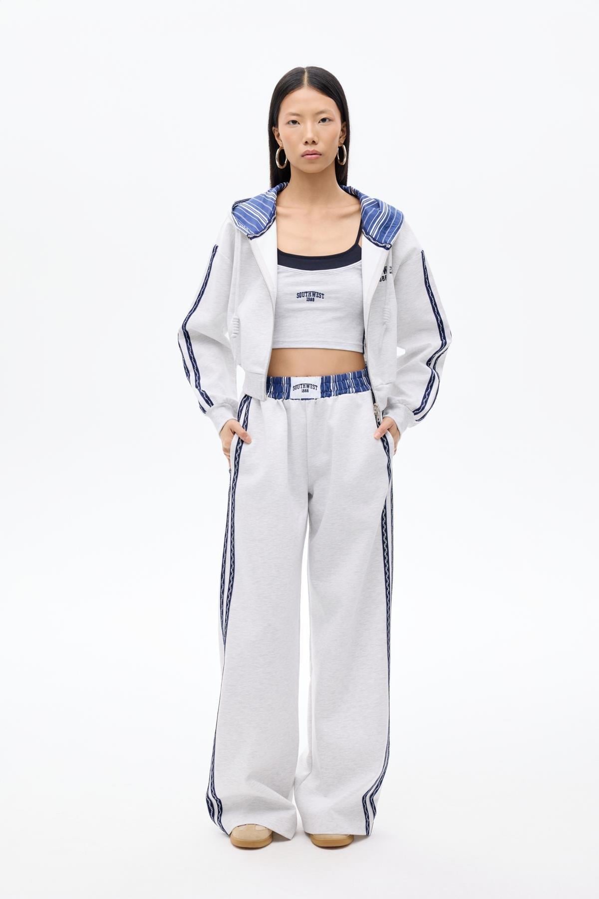 Kumaş Matchli Pantolon