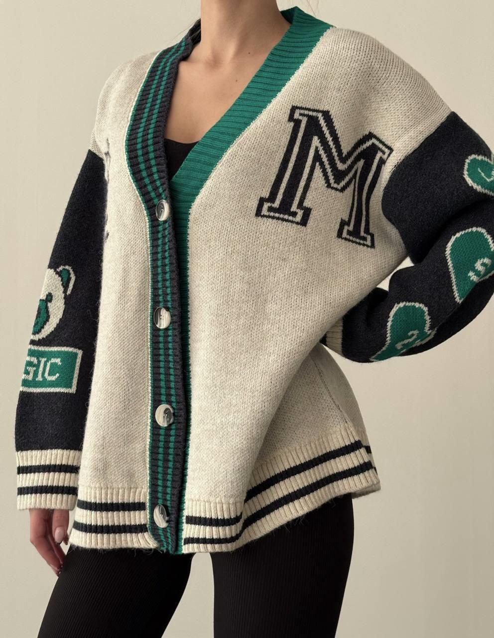 Önü Düğmeli Triko