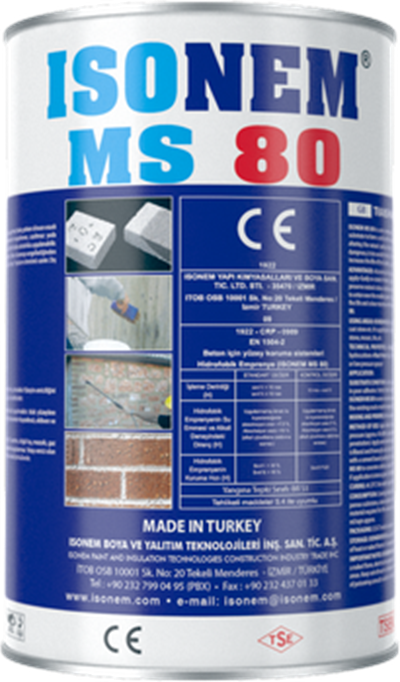 İsonem Ms 80 Doğal Görüntüyü Bozmayan Dış Cephe Şeffaf Su Yalıtımı