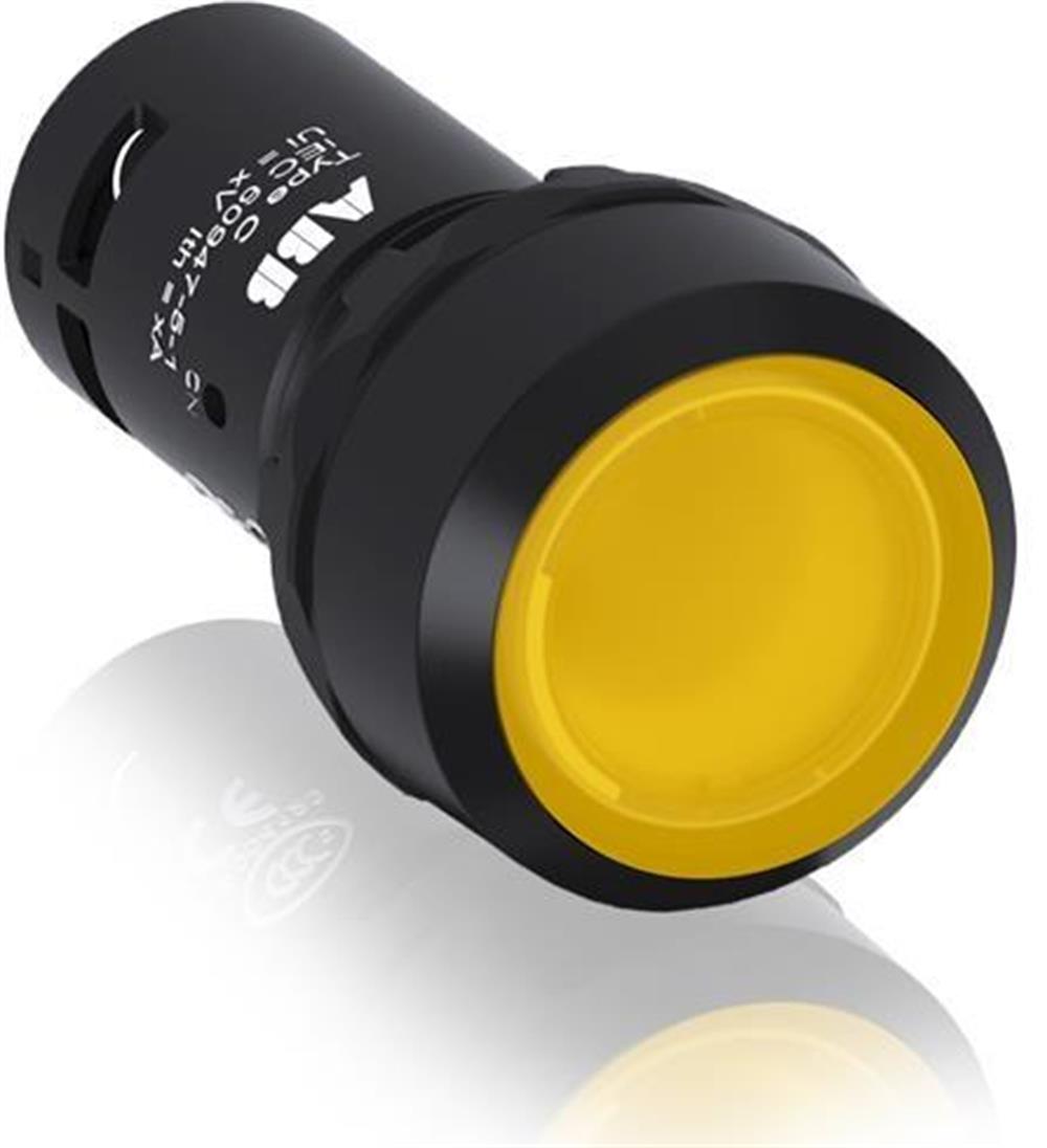 CP2-13Y-10 ( Işıklı, kalıcı düz kafalı buton )