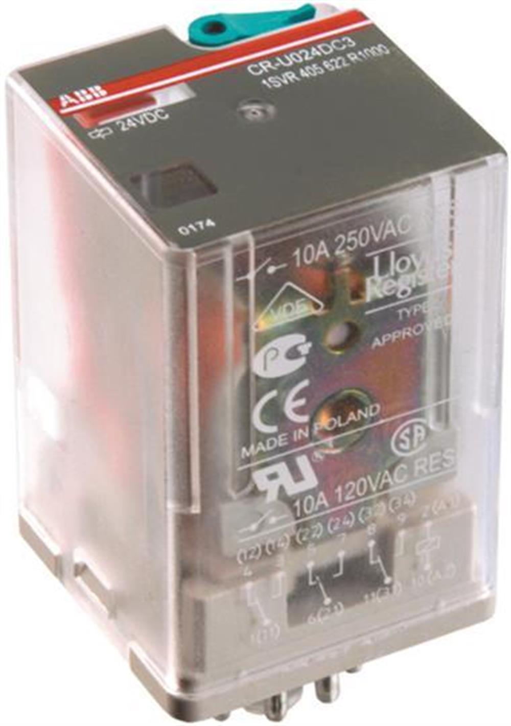 CR-U024DC3 ( Evrensel röle - Kontak )