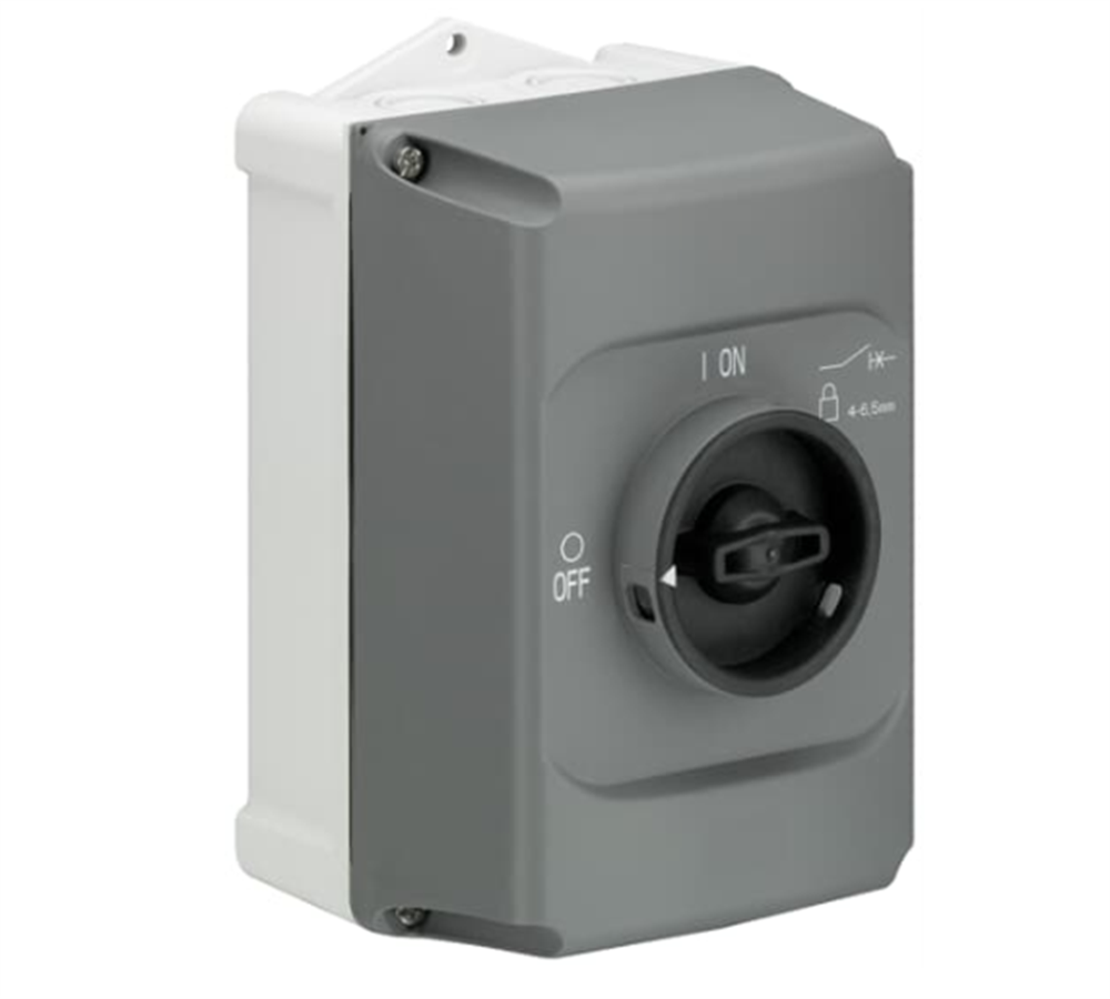 IB132-G (Boş IP65 kutu - siyah-gri )