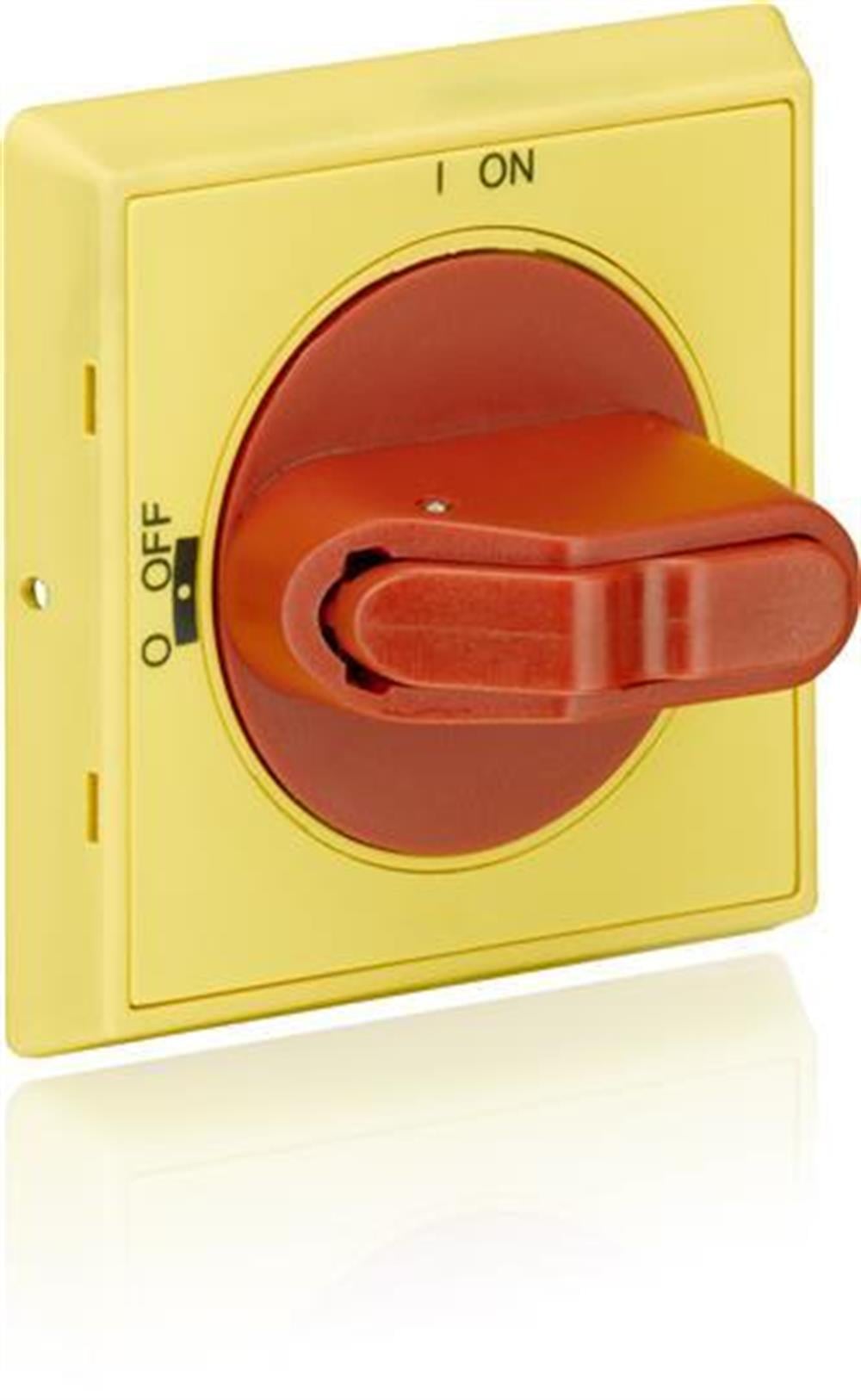 MSHD-LY Handle, IP64, red/yellow, ( döner kurma kolu )