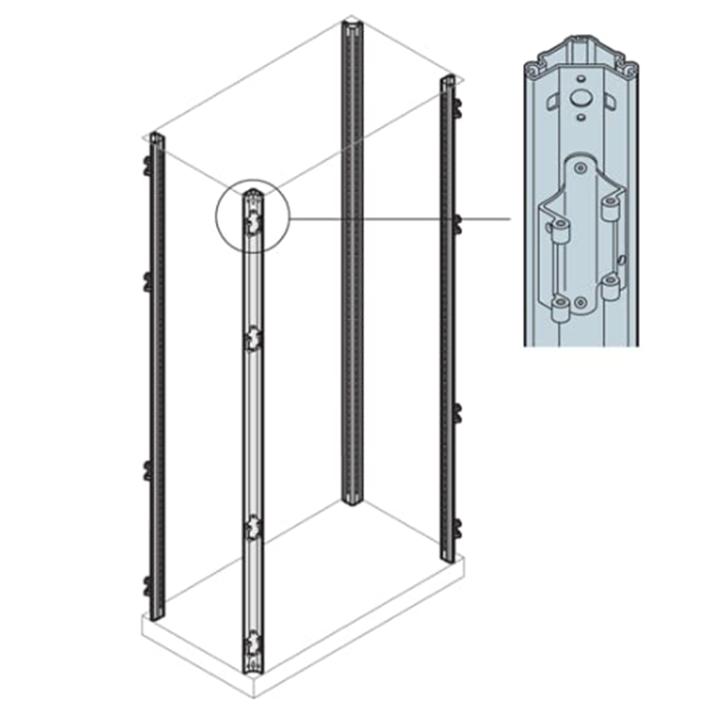 N.4 UPRIGHTS H-1400MM