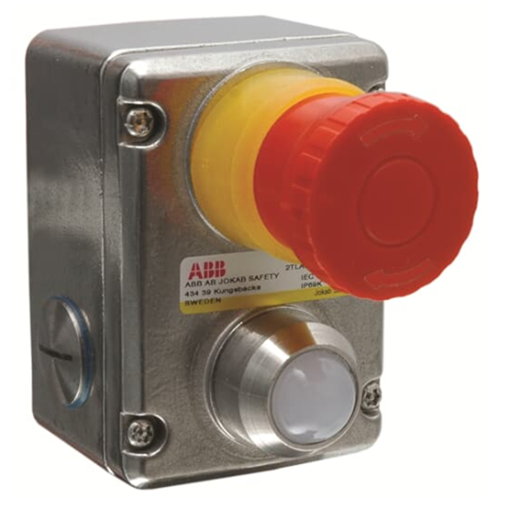 EstrongZ E-Stop 2NC/2NO, M20, SS, LED