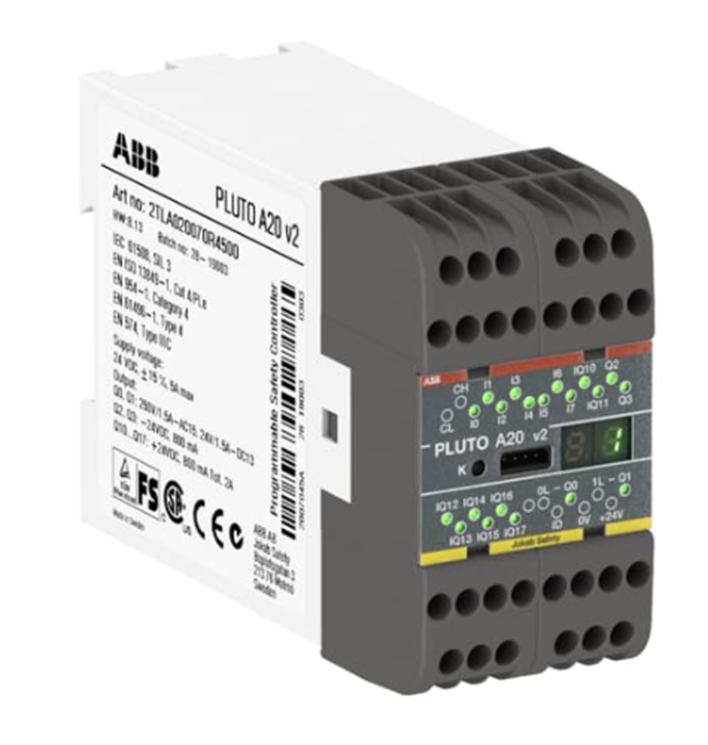 Pluto A20 v2, Safety-PLC