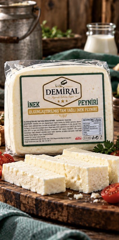 DEMİRAL İNEK PEYNİRİ TAM YAĞLI 700 GR