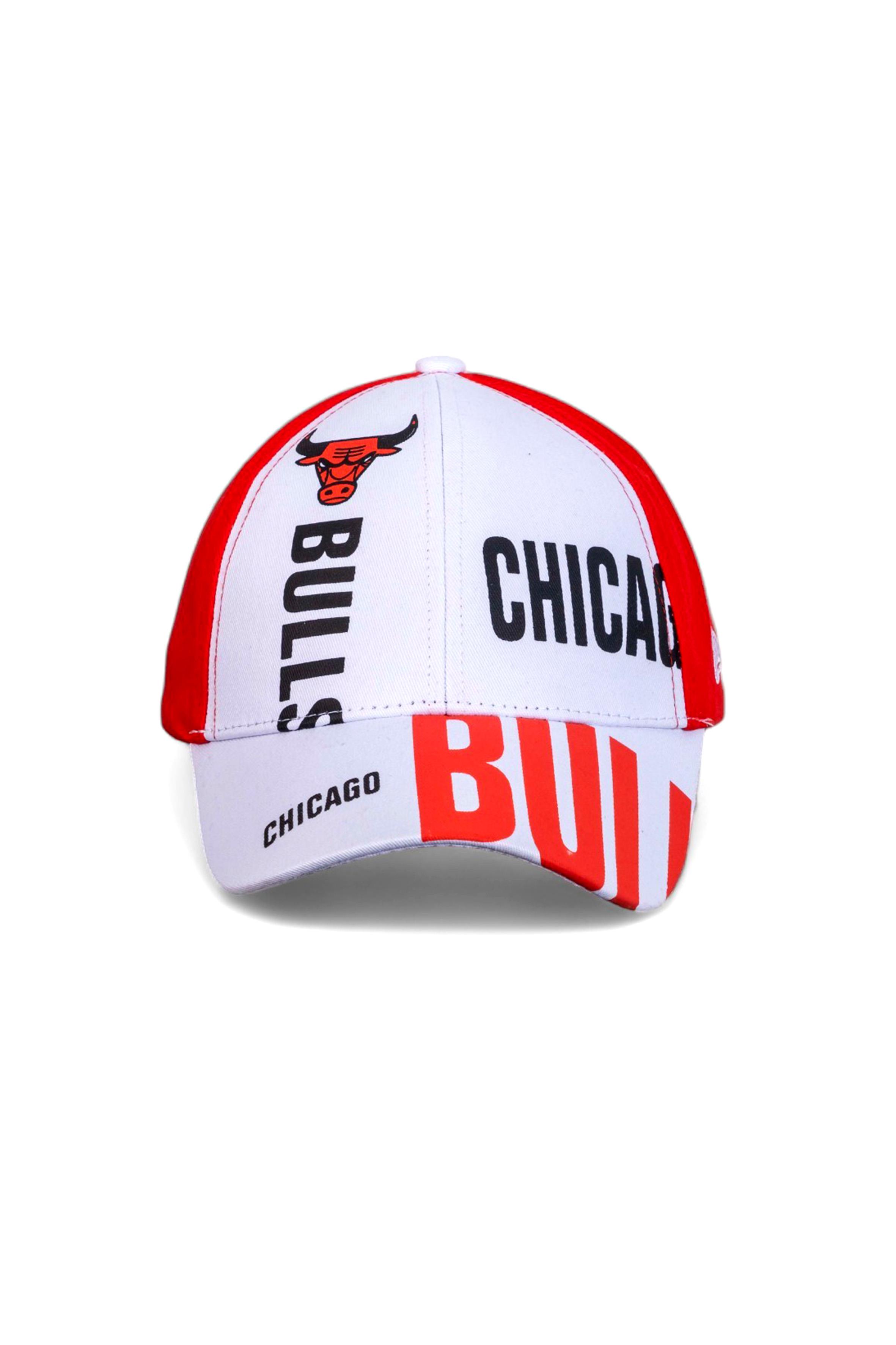 Beyaz Chicago Bulls Basketbol Beyzbol Şapkası