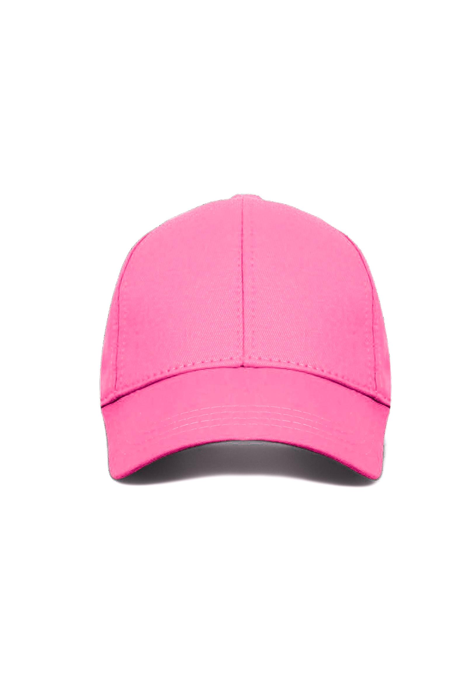 Unisex Pembe Renk Beyzbol Şapka