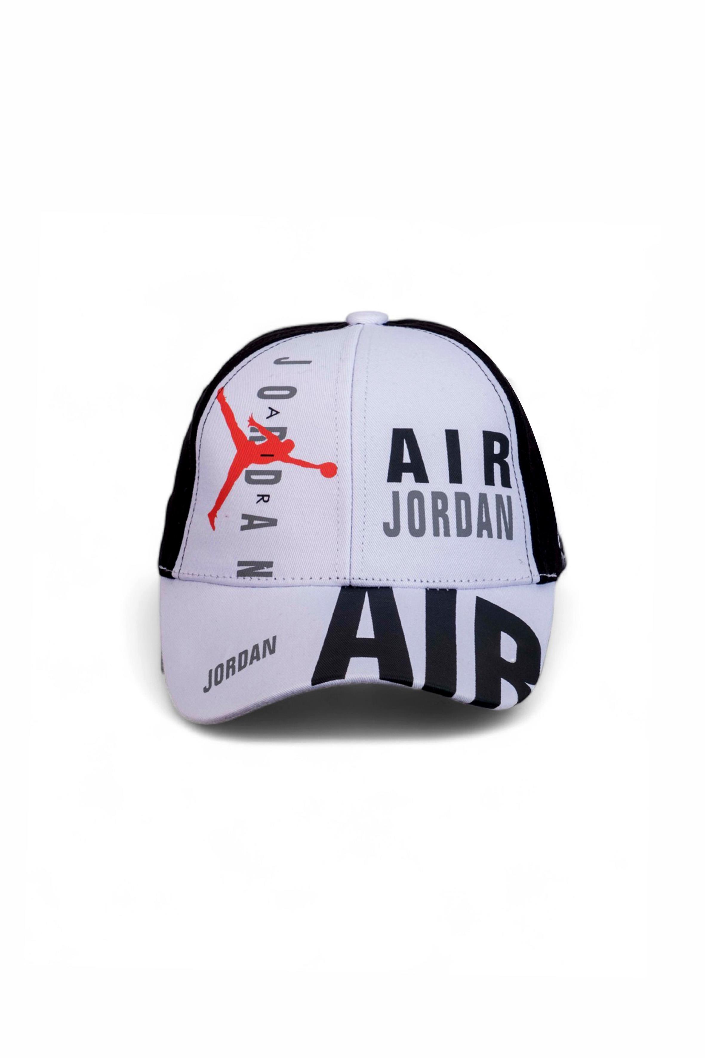Beyaz Siyah Air Jordan Basketbol Beyzbol Şapkası