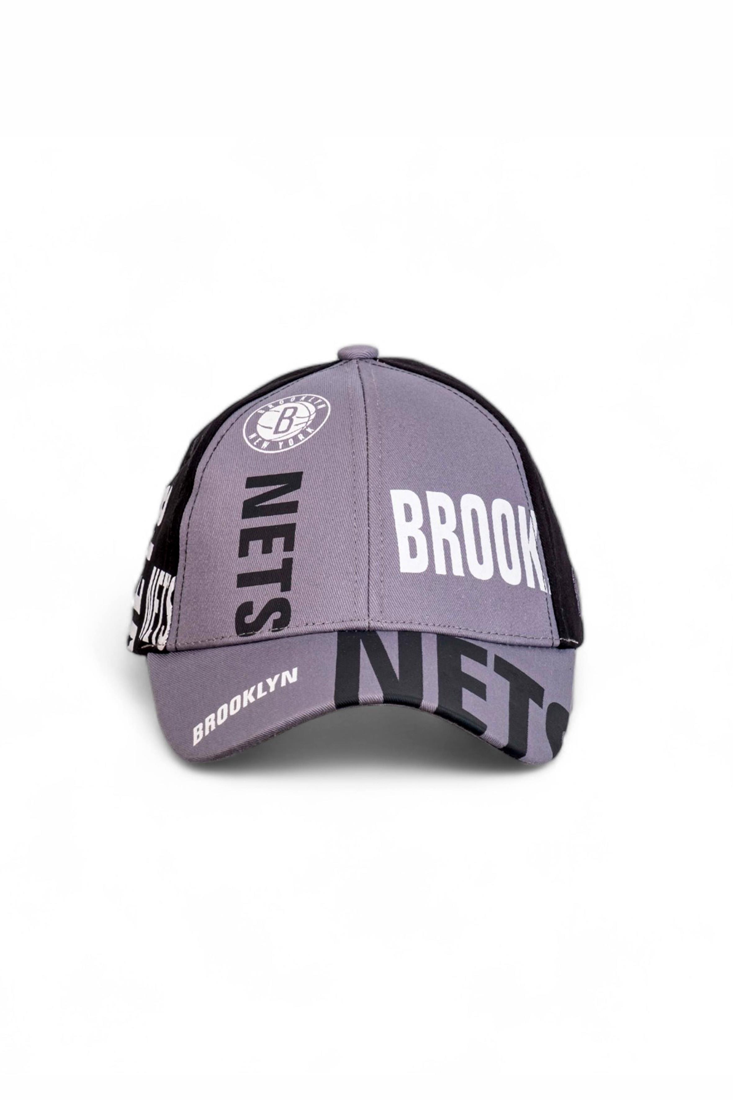 Gri Brookly Nets Basketbol Beyzbol Şapkası