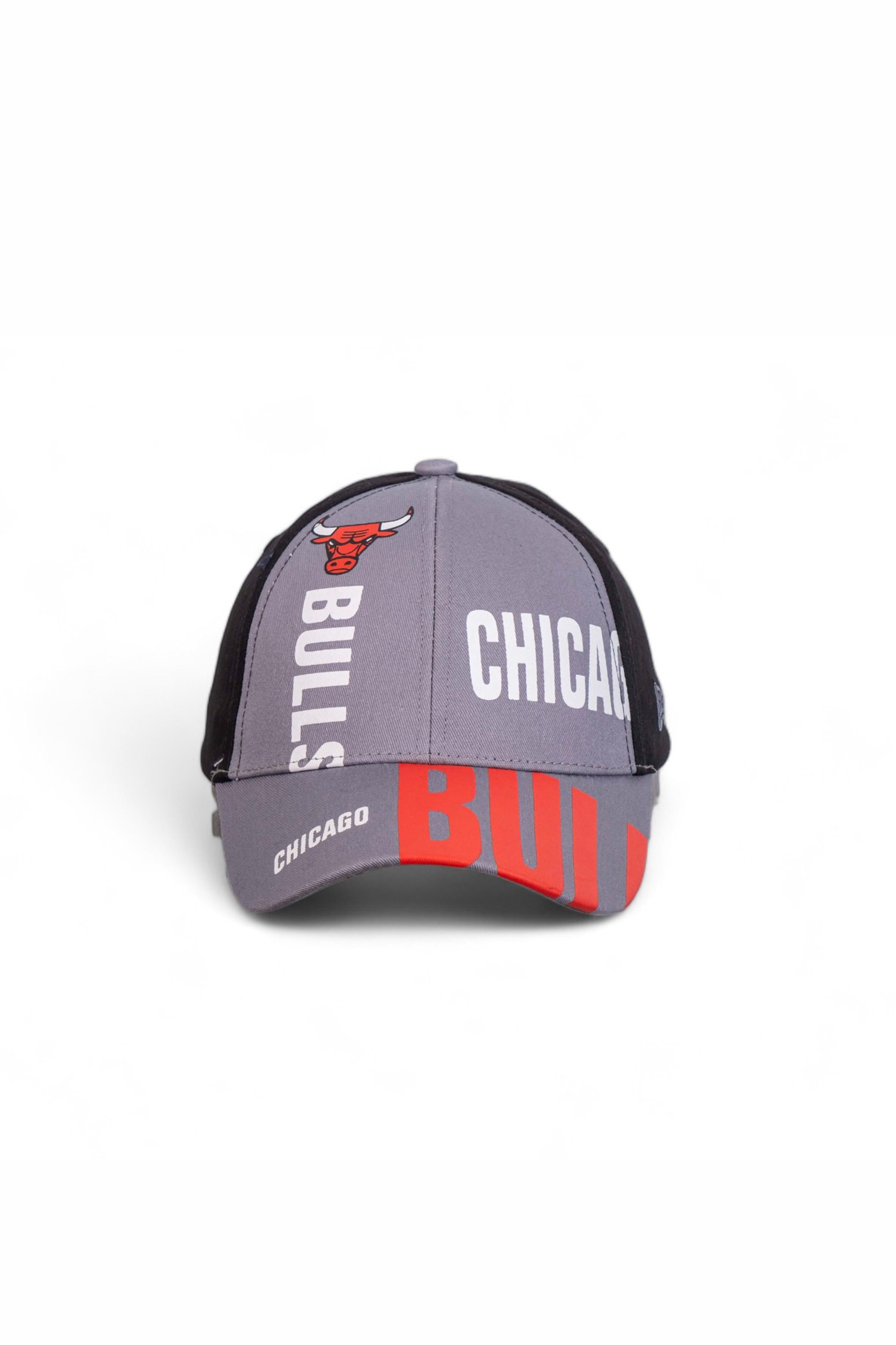 Gri Chicago Bulls Basketbol Beyzbol Şapkası