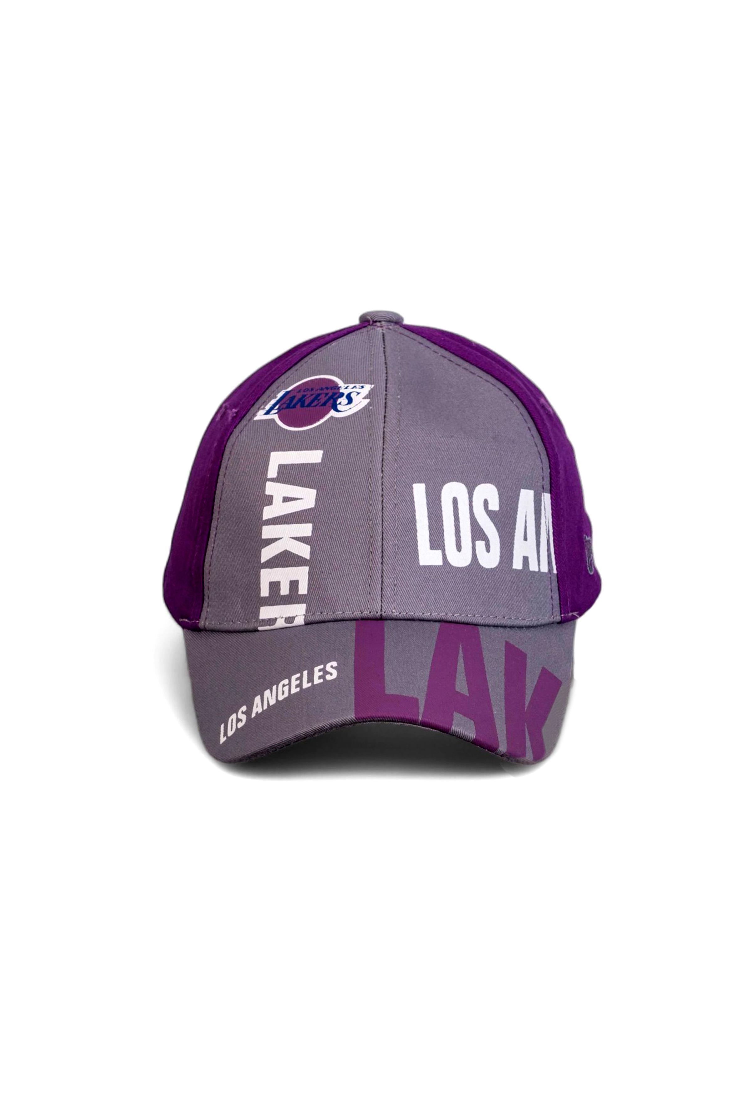 Gri Los Angeles Lakers Basketbol Beyzbol Şapkası