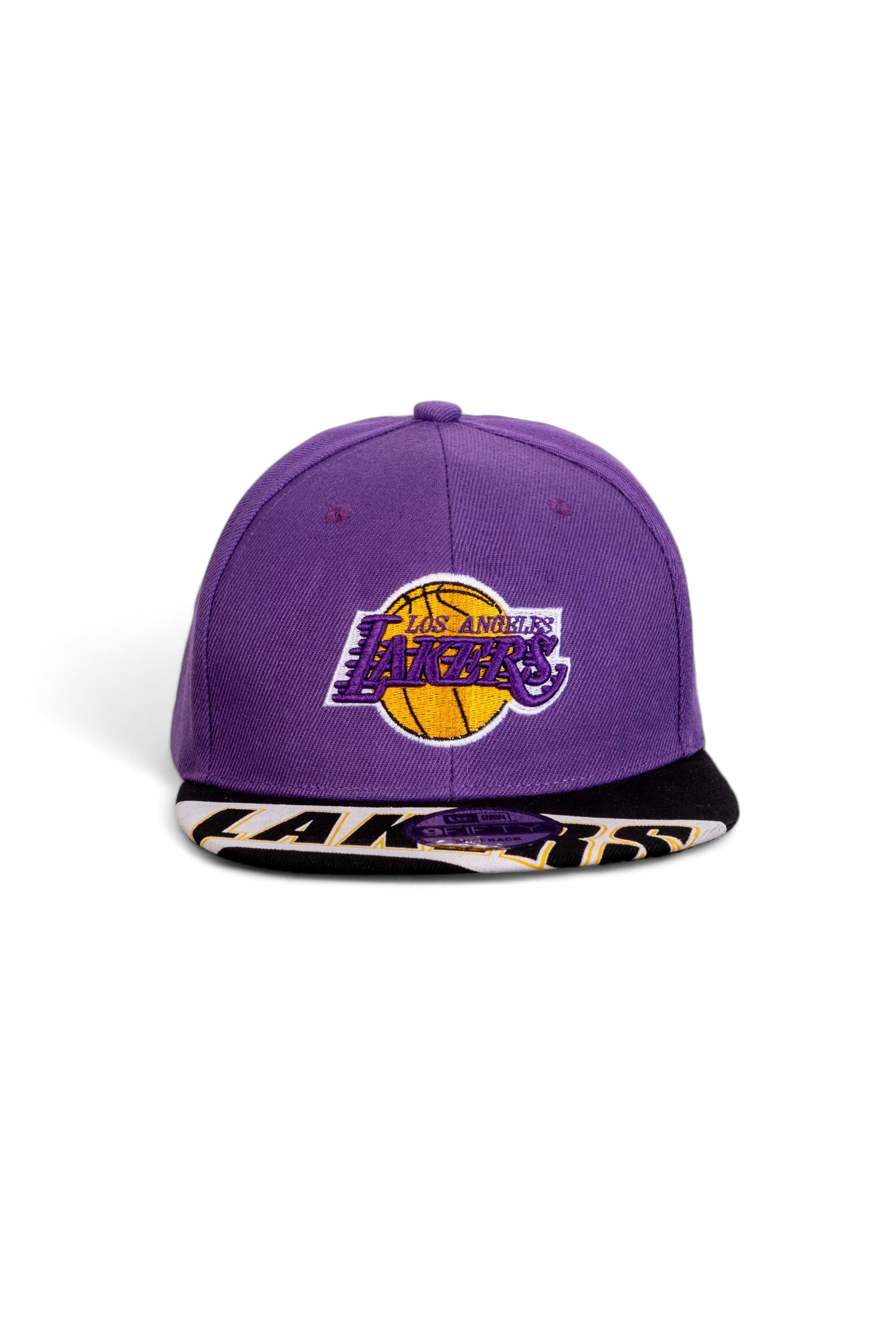 Mor Los Angeles Lakers Basketbol Snapback Şapka
