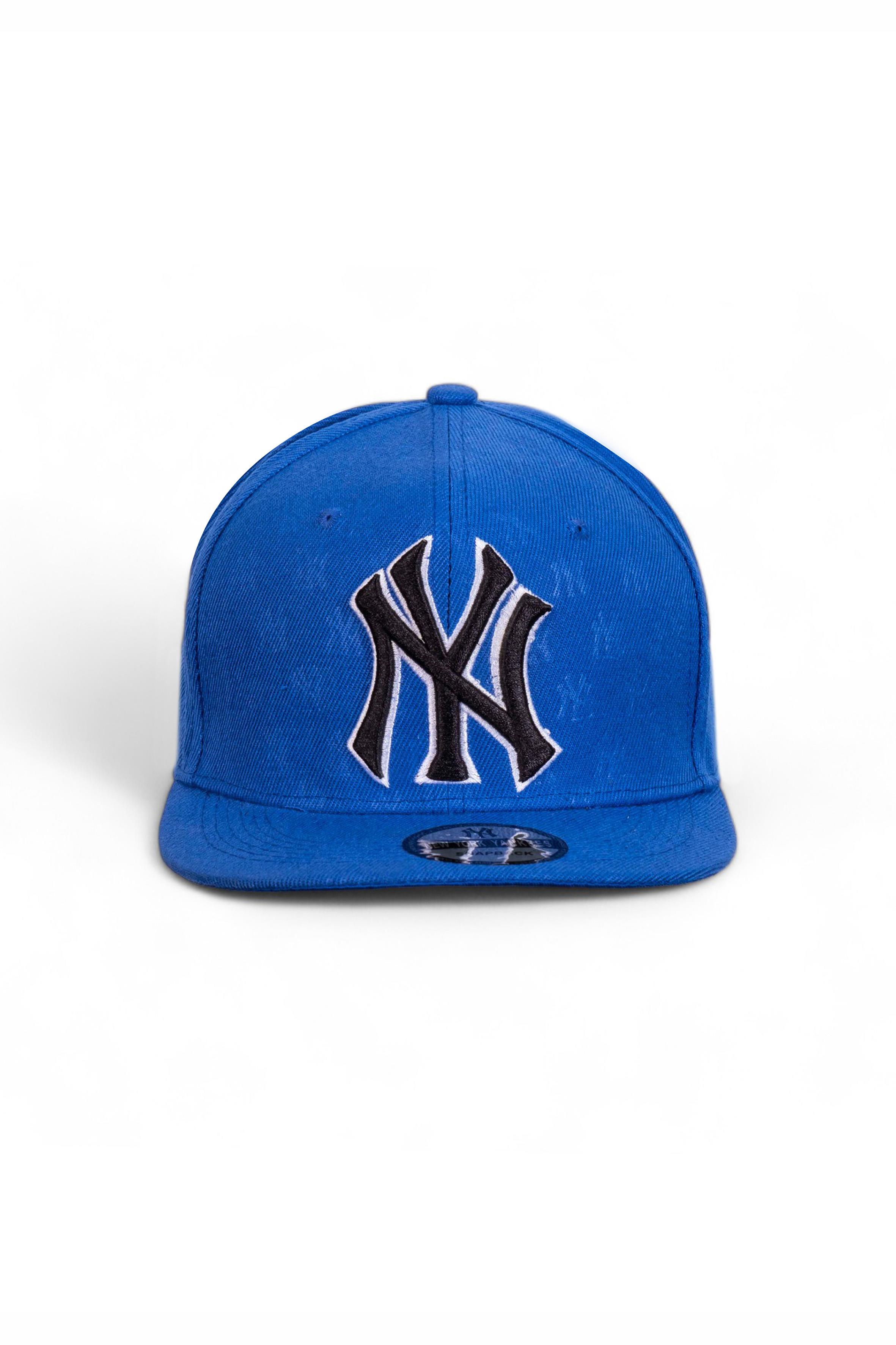 New York Dijital Baskılı Unisex Saxs Mavisi Snapback Şapka