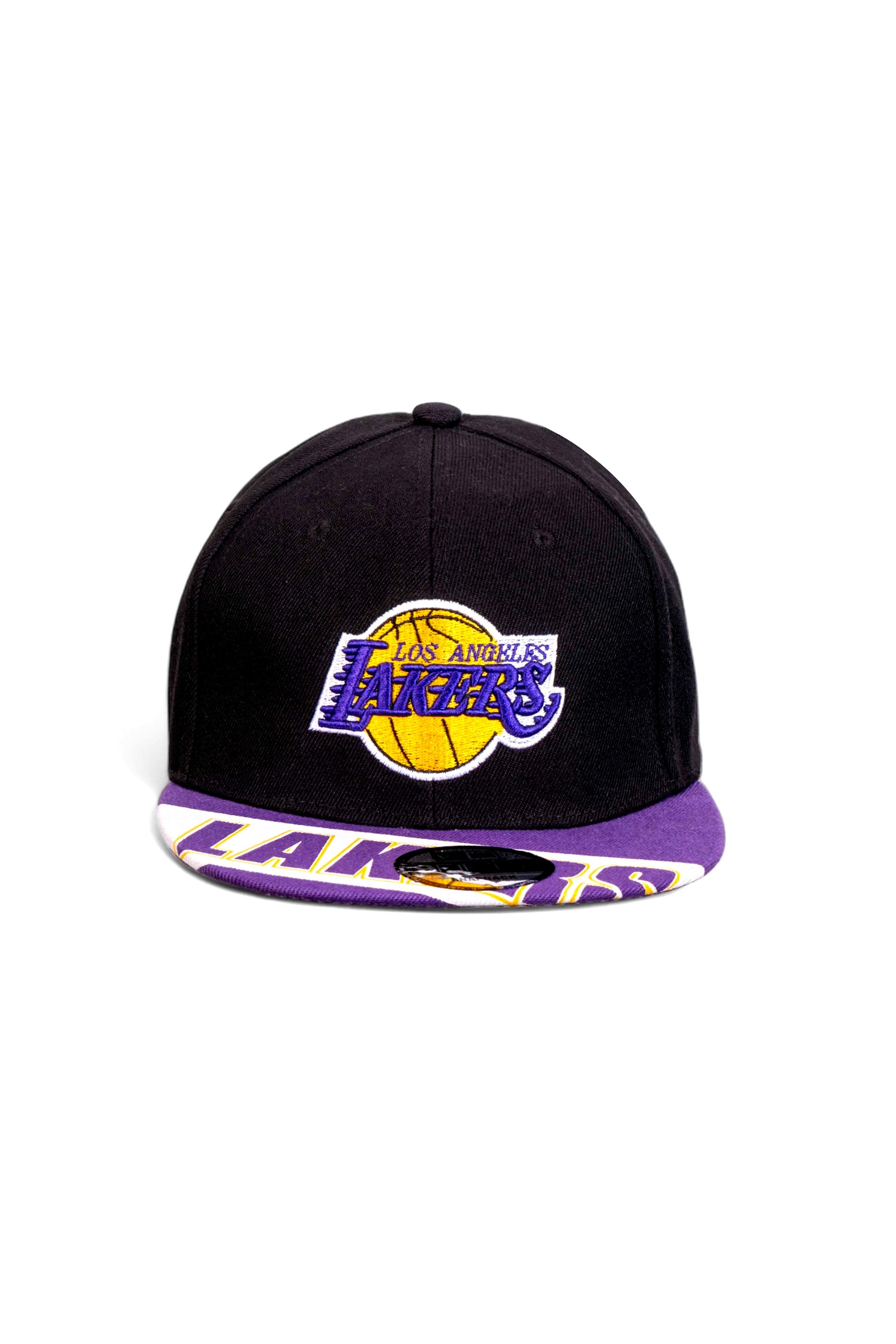 Siyah Los Angeles Lakers Basketbol Snapback Şapka