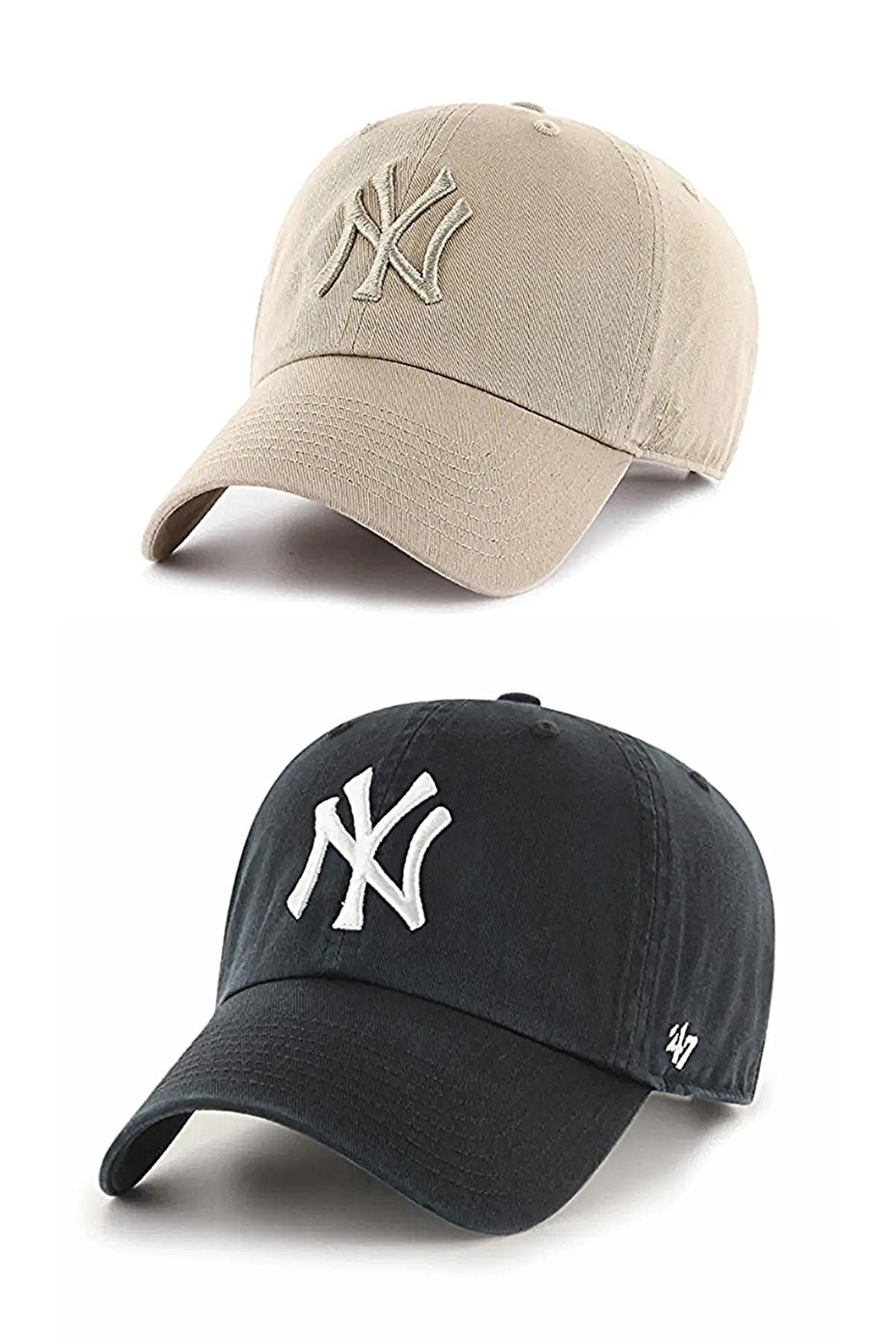 Unisex 2'li Beyzbol Ny New York Şapka