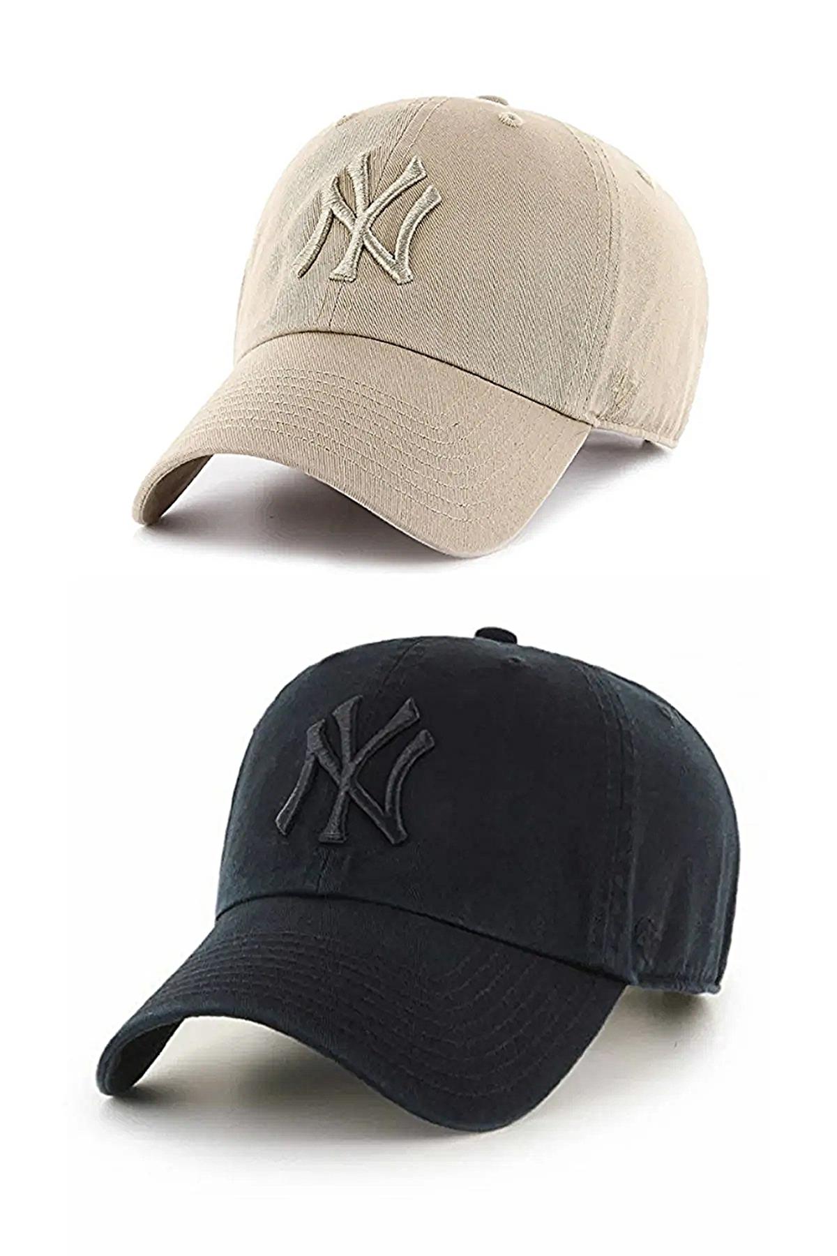 Unisex 2'li Beyzbol Ny New York Şapka