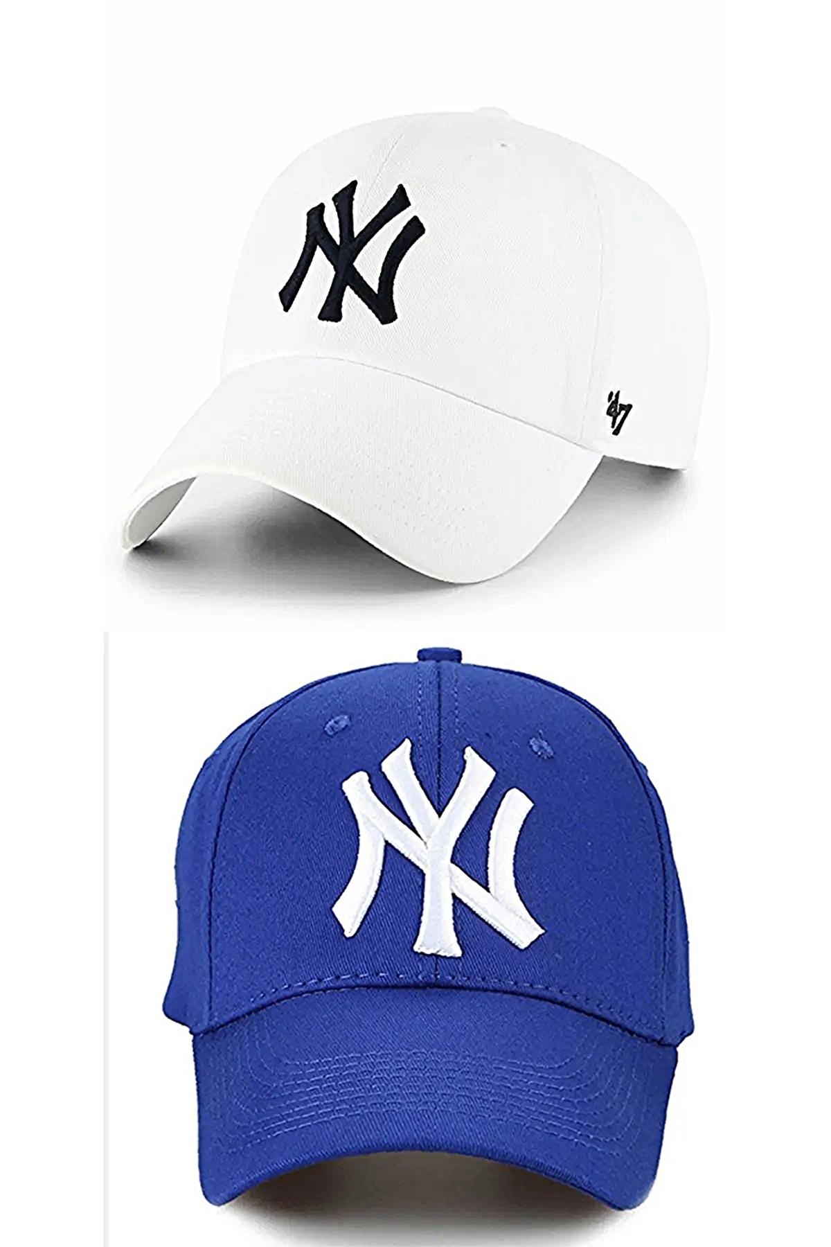 Unisex 2'li Beyzbol Ny New York Şapka