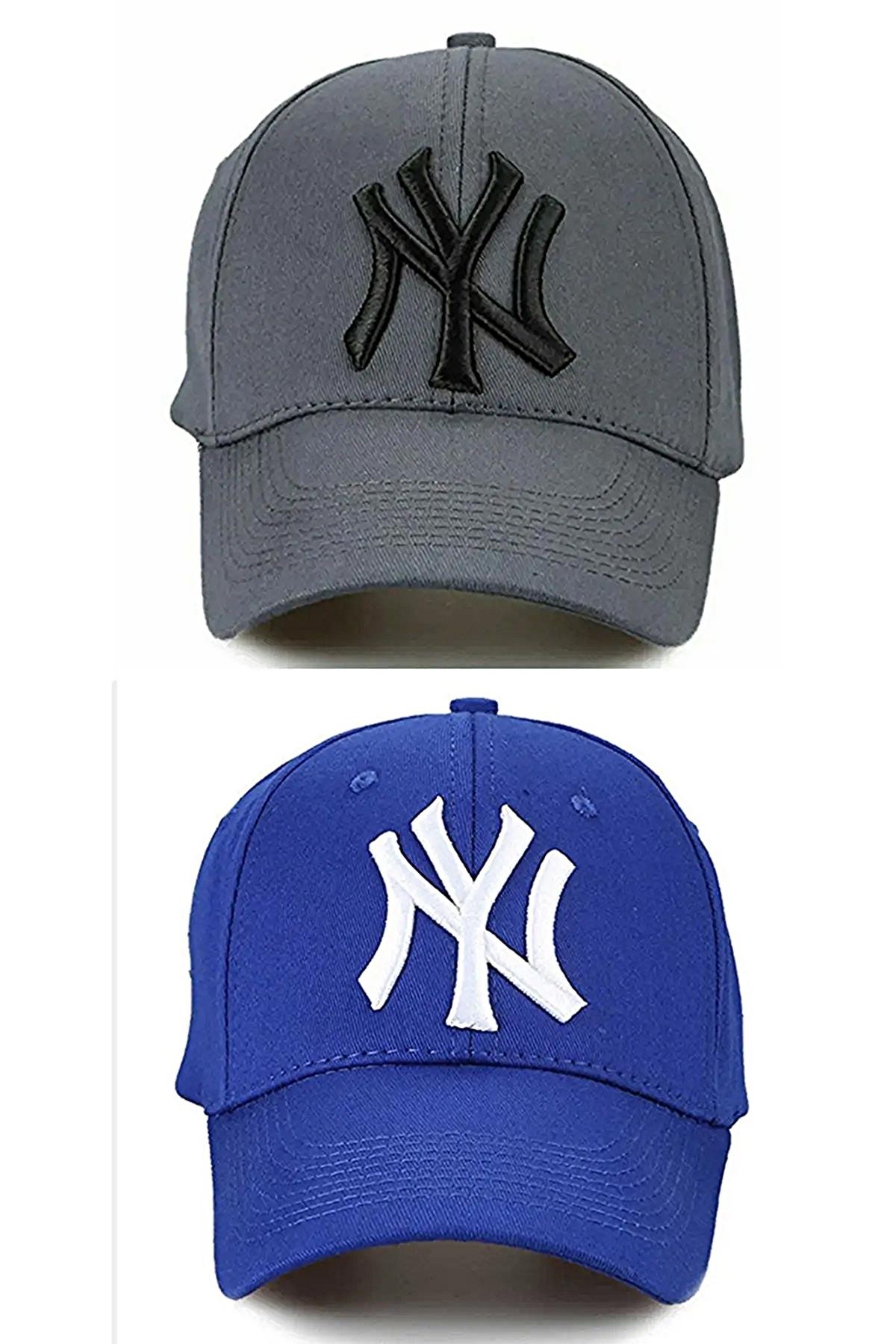 Unisex 2'li Beyzbol Ny New York Şapka