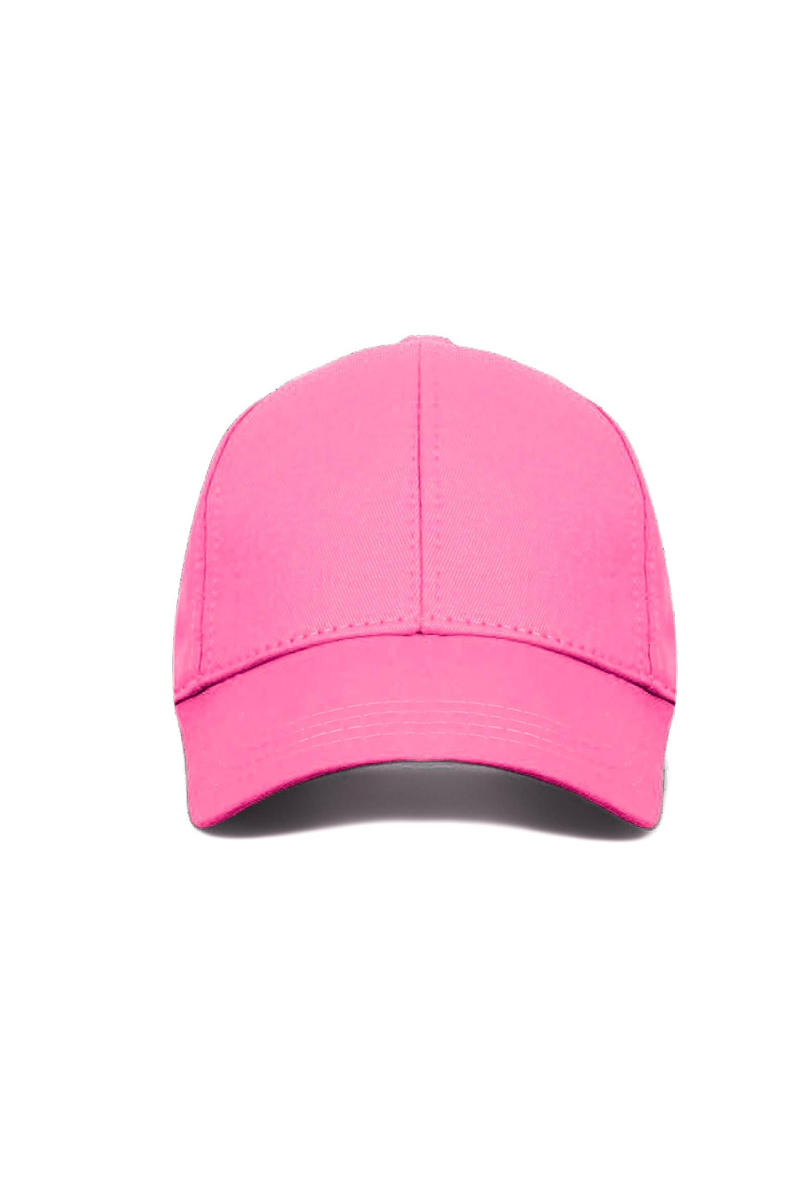 Unisex Pembe Renk Beyzbol Şapka