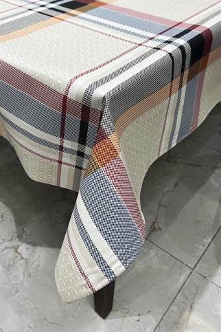 Pvc elyaf tabanlı Silinebilir Muşamba Masa Örtüsü_Ekose_1120
