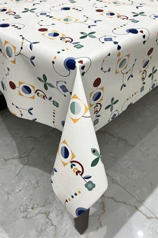 Pvc kaymaz elyaf tabanlı Silinebilir Muşamba Masa Örtüsü_211-A