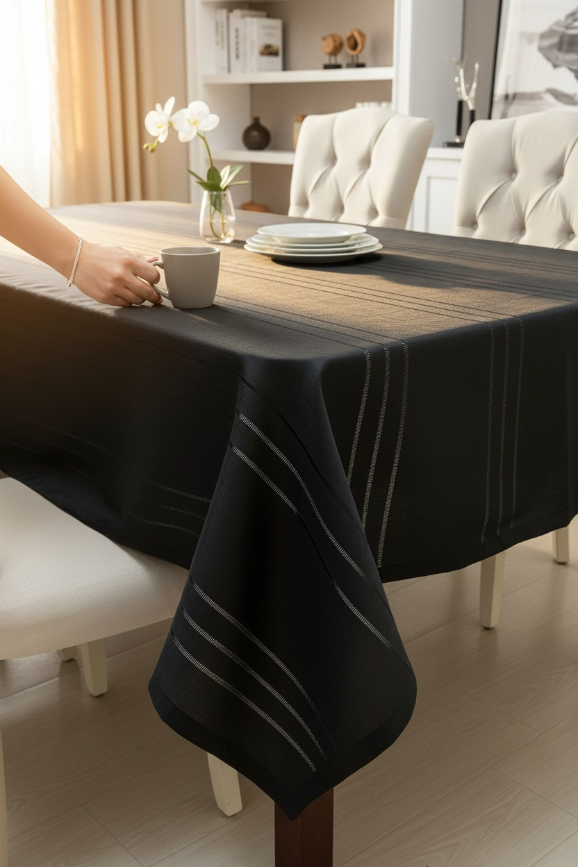 Dertsiz Masa Örtüsü 160x220 cm – Yıkanabilir, Kolay Temizlenir Masa Örtüsü-colb