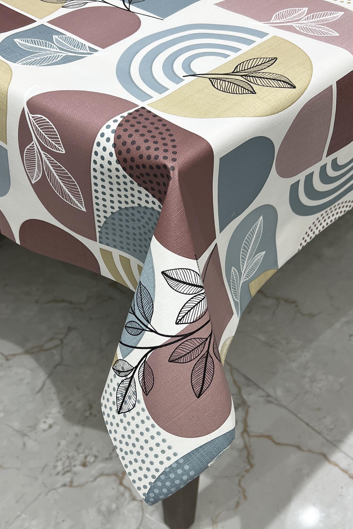 Pvc elyaf tabanlı Silinebilir Muşamba Masa Örtüsü_1239