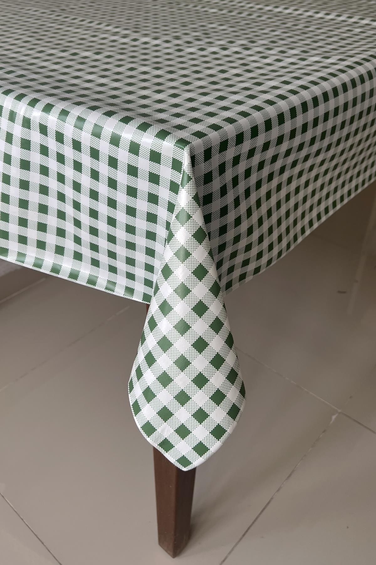 Pvc kaymaz elyaf tabanlı Silinebilir Muşamba Masa Örtüsü_152-A