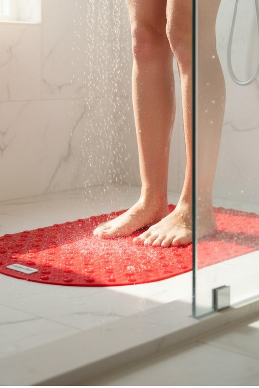 Süper kaydırmaz Silikon Banyo Paspası Vantuzlu Banyo Ve Duş Kaydırmazı