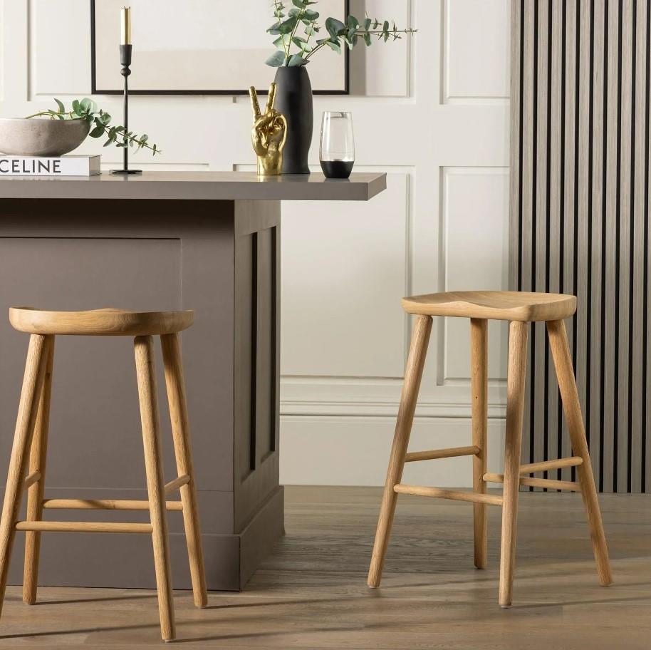 Napolyon çiftlik ahsap bar taburesi