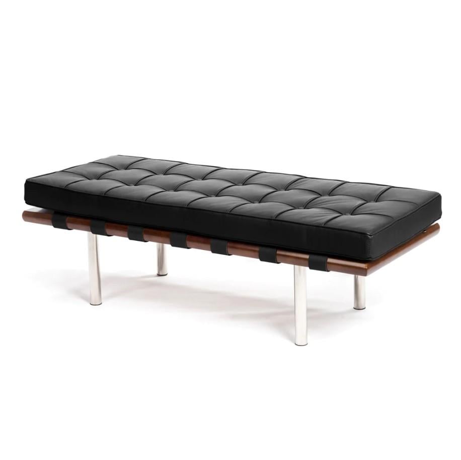 Napolyon rove metal deri bench