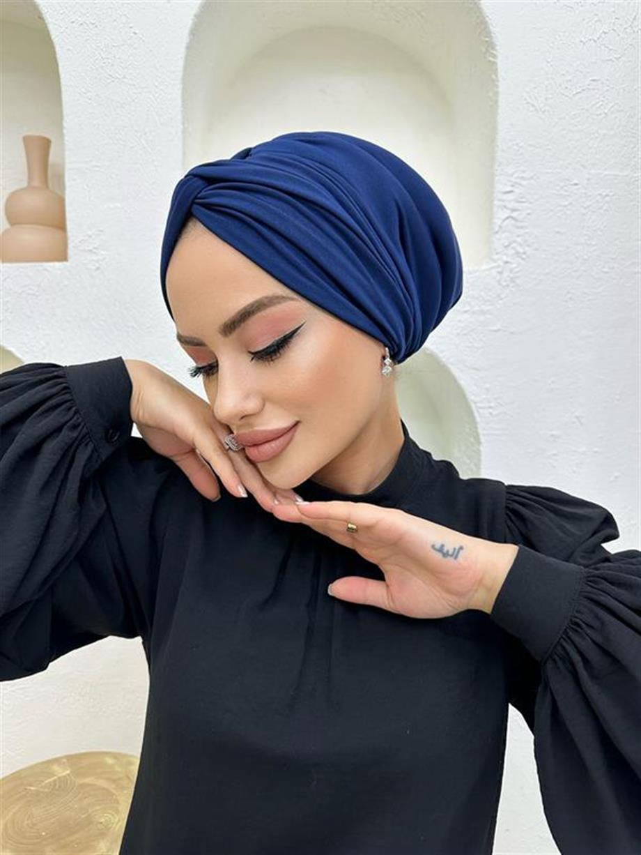 DÜĞÜM DOLGULU BONE LACİVERT