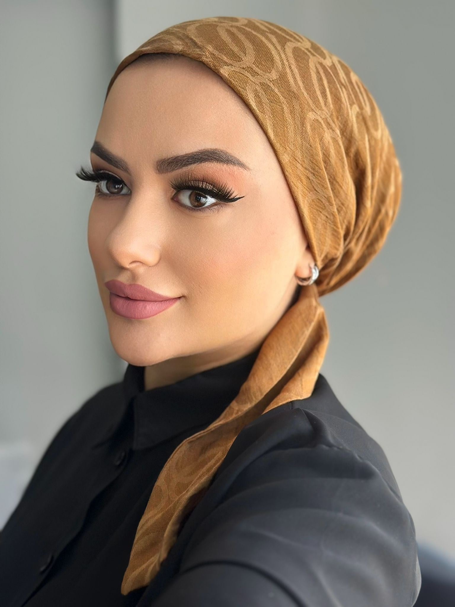 TREND ŞAL İMANNOR ( dama desen NAİA KUMAŞ  ) 