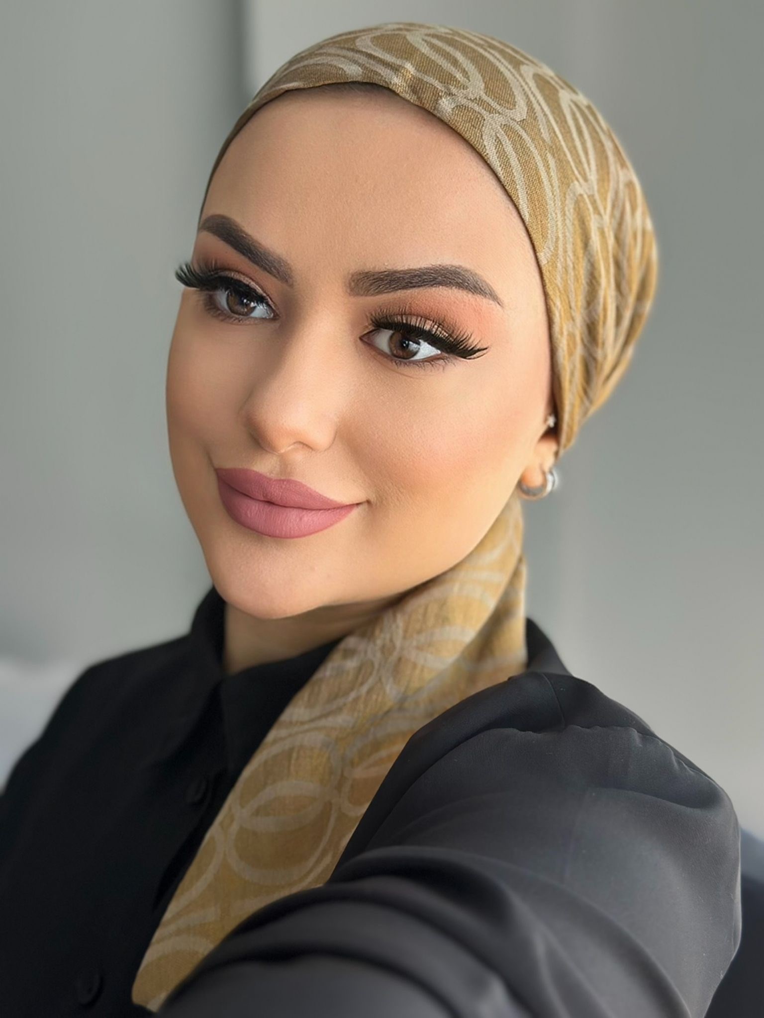 TREND ŞAL İMANNOR ( dama desen NAİA KUMAŞ  ) 