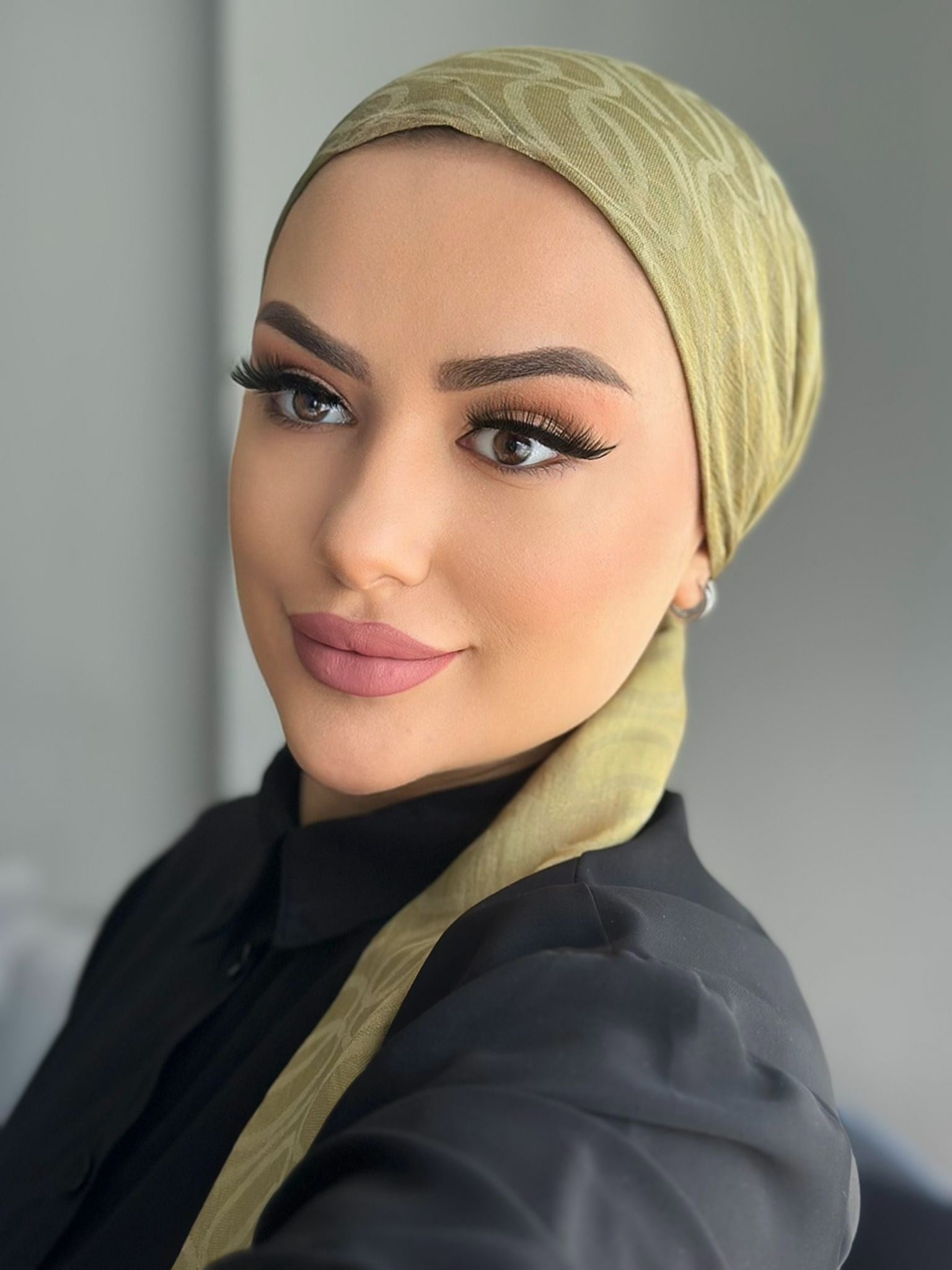 TREND ŞAL İMANNOR ( dama desen NAİA KUMAŞ  ) 