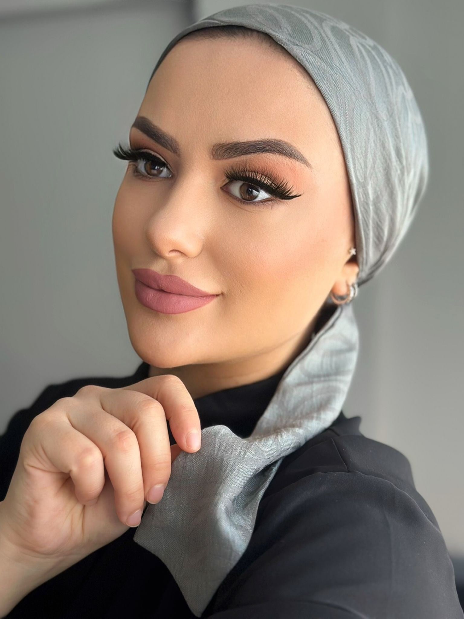 TREND ŞAL İMANNOR ( dama desen NAİA KUMAŞ  ) 