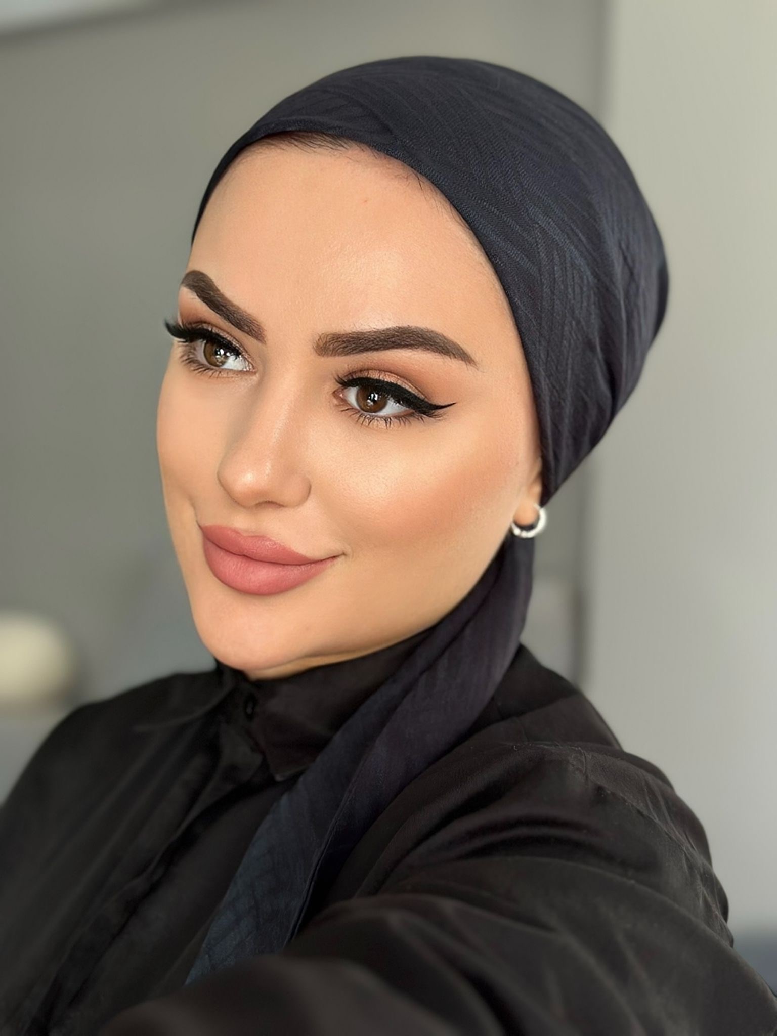 TREND ŞAL İMANNOR ( kare desen NAİA KUMAŞ  ) laciver