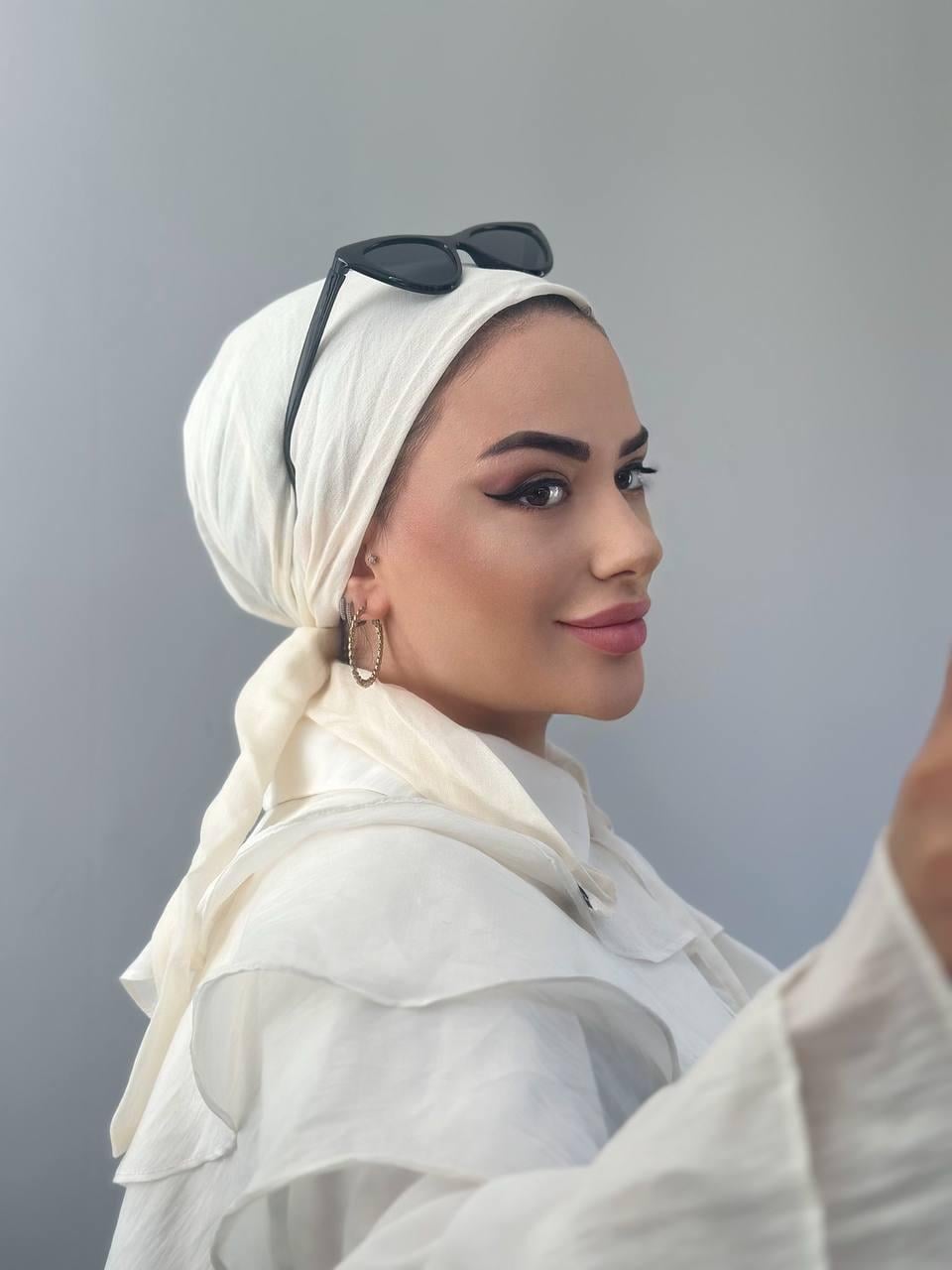 TREND ŞAL ( YAZMA KUMAŞ BEJ )