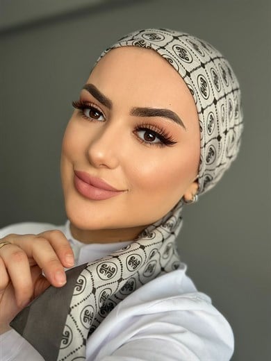 TREND ŞAL YENİ SEZON PİERRE CARDİN HAKİ (soft ipek )