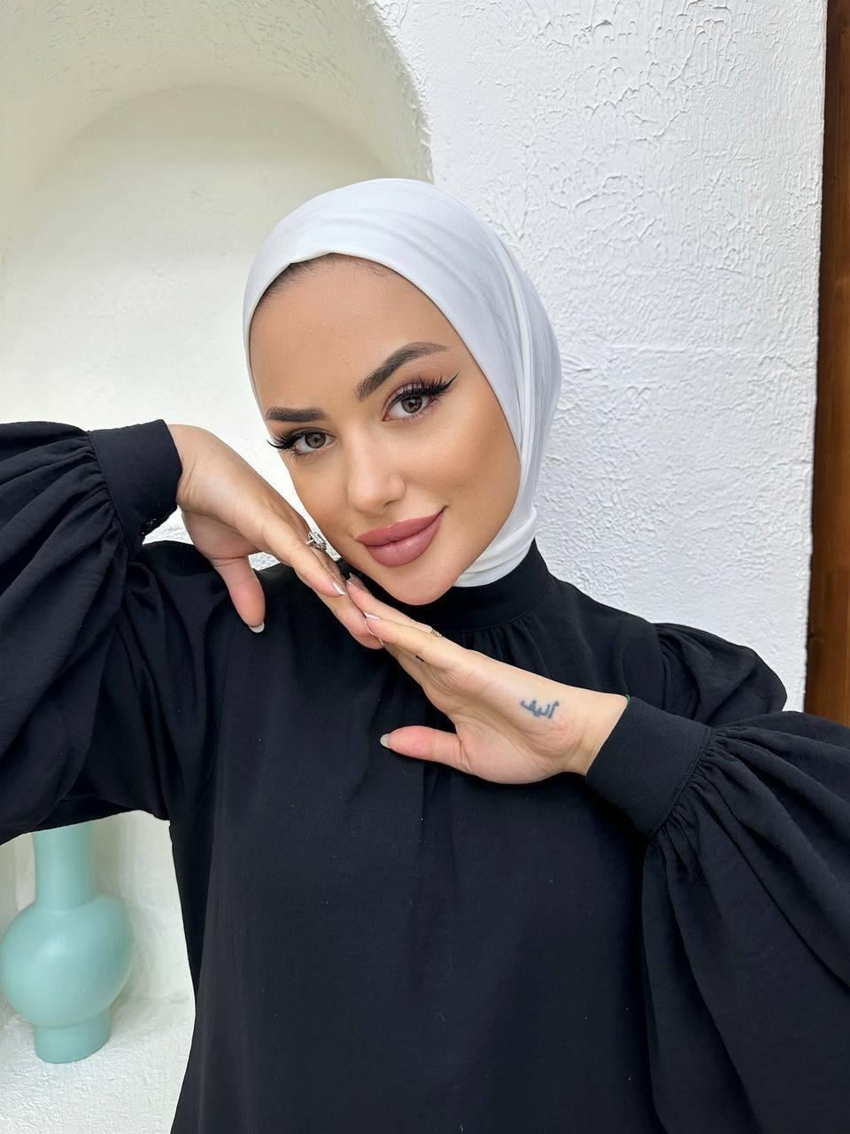 ÇITÇITLI HİJAP PENYE BEYAZ