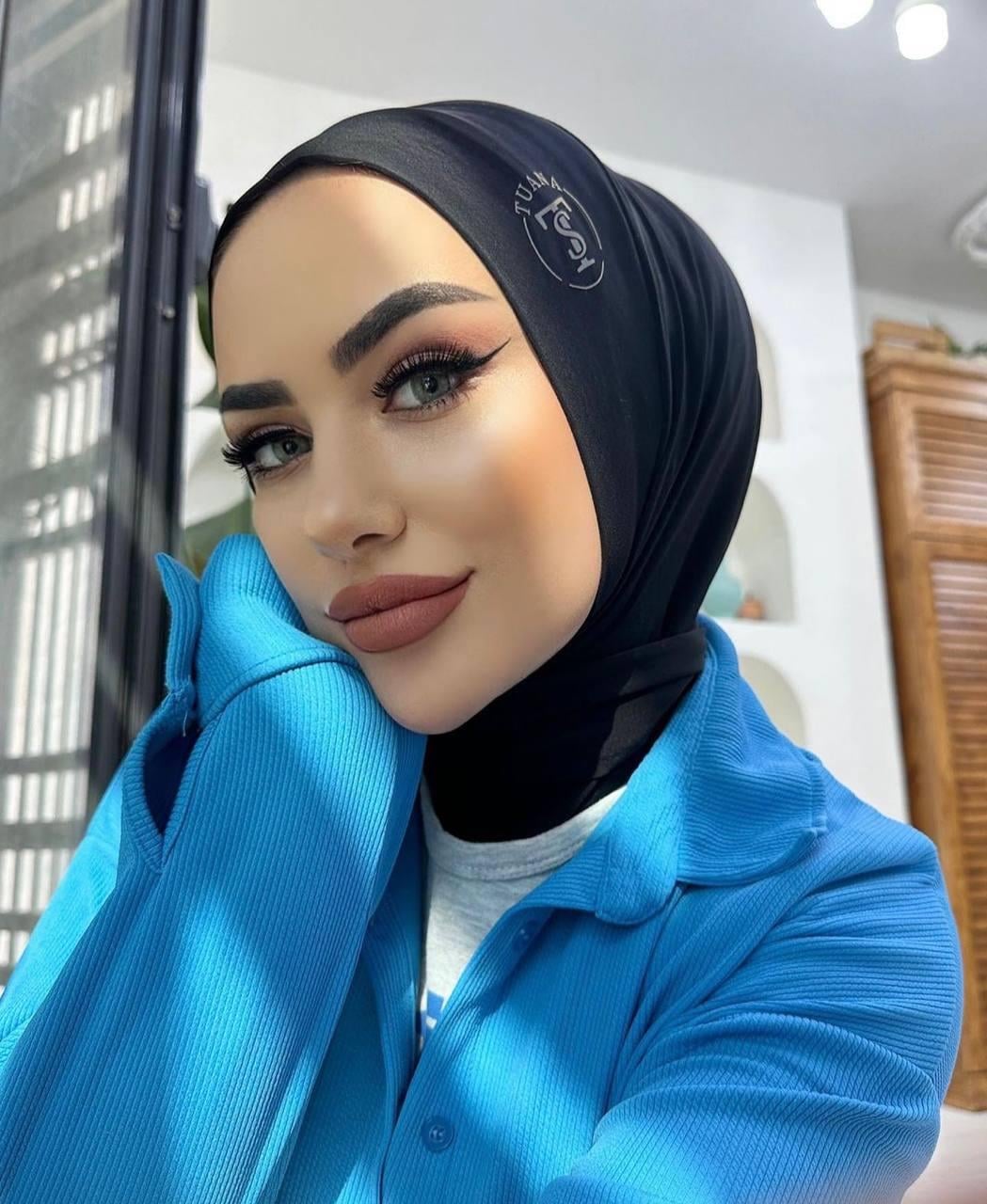 ÇITÇITLI MARKA HİJAP SİYAH TS LOGO